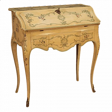 Venetian style limelight in lacquered and painted wood, 1960s