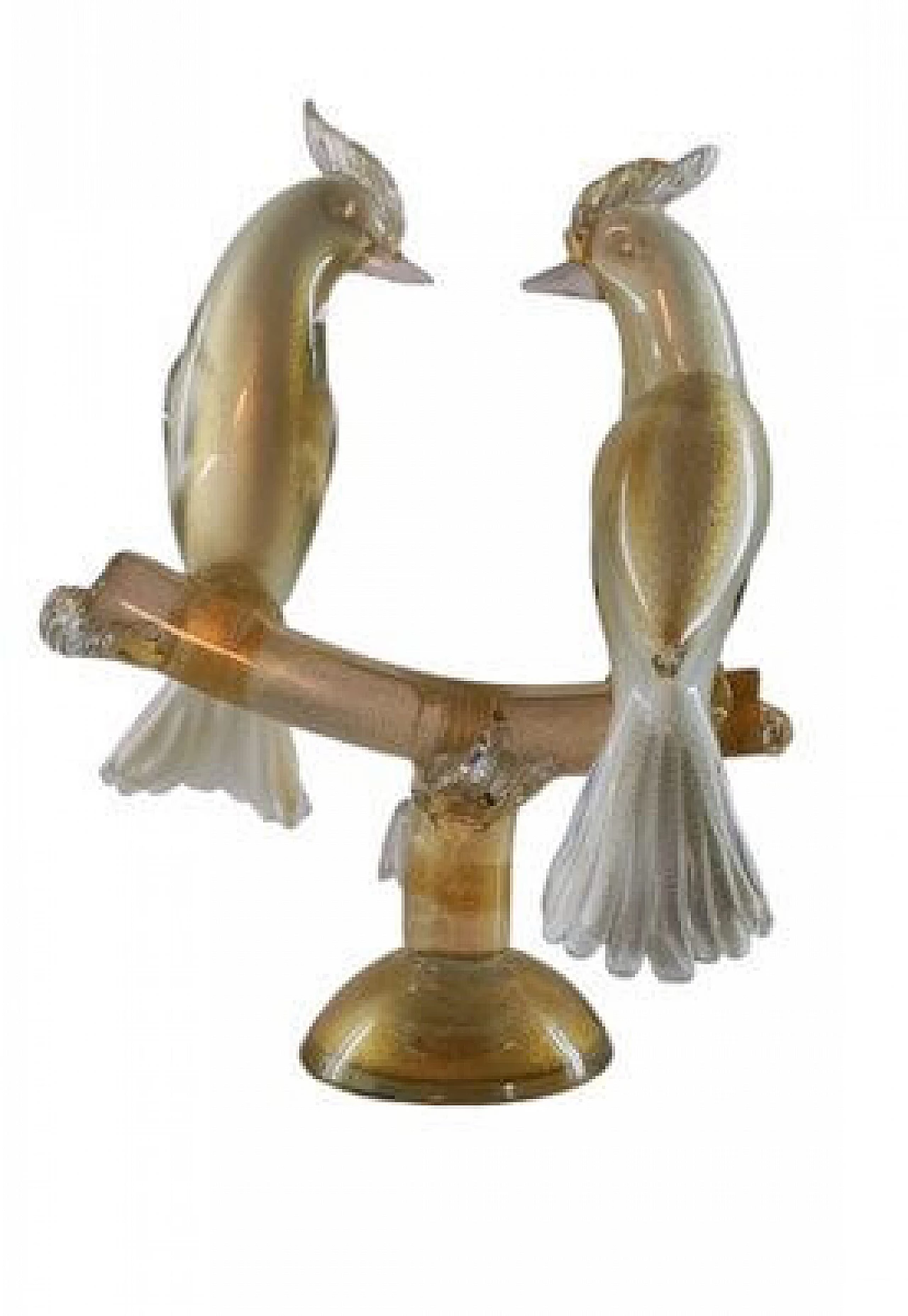 Murano glass bird sculpture by Livio Seguso for Salviati, 1980s 1