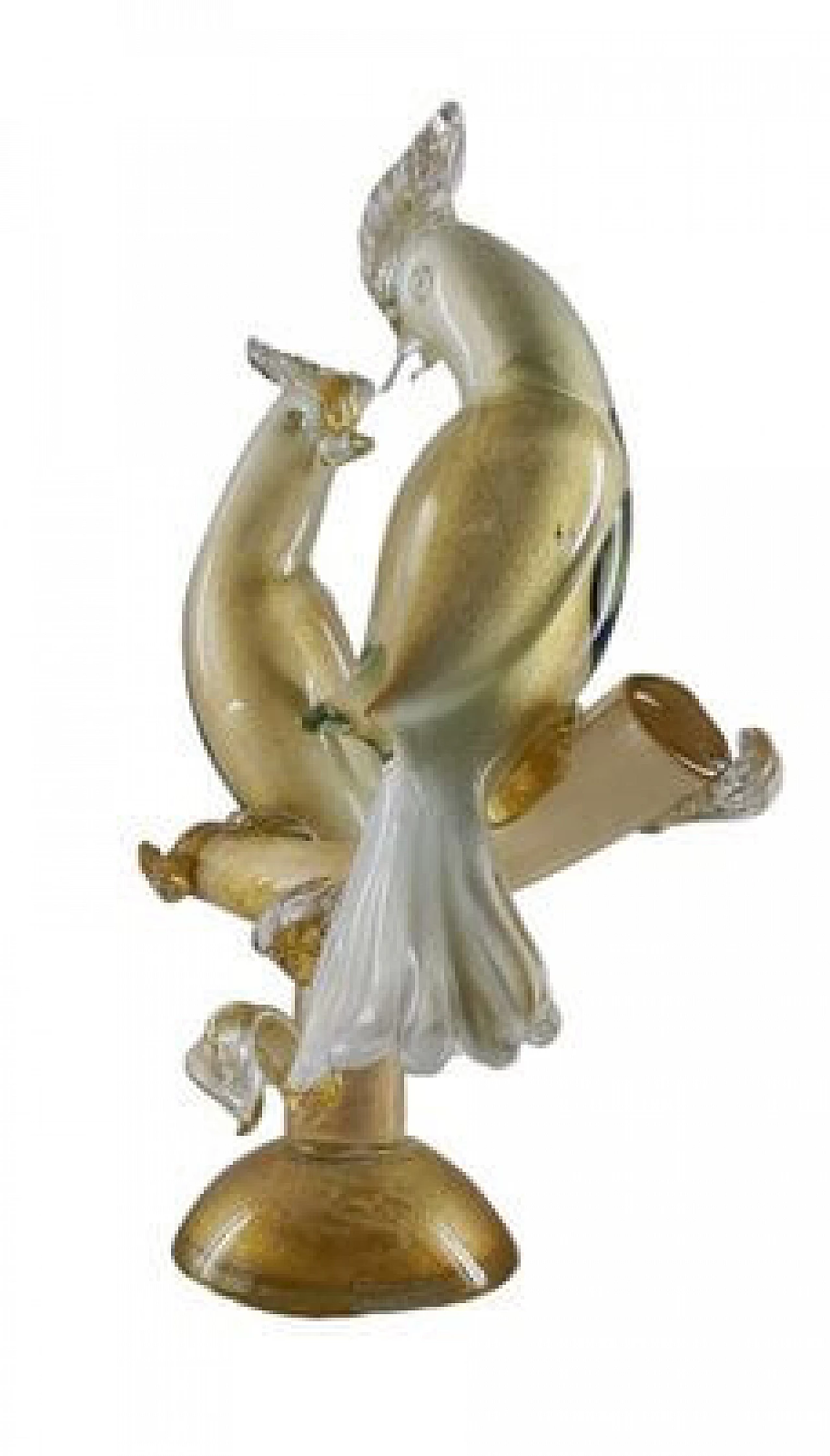 Murano glass bird sculpture by Livio Seguso for Salviati, 1980s 2