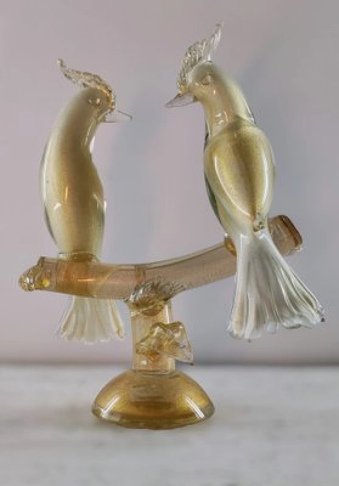 Murano glass bird sculpture by Livio Seguso for Salviati, 1980s 3