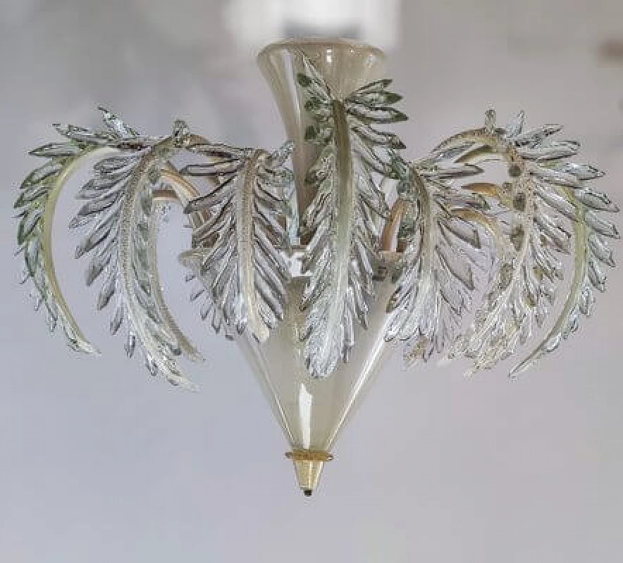 Murano glass chandelier by Barovier & Toso, 1980s 3