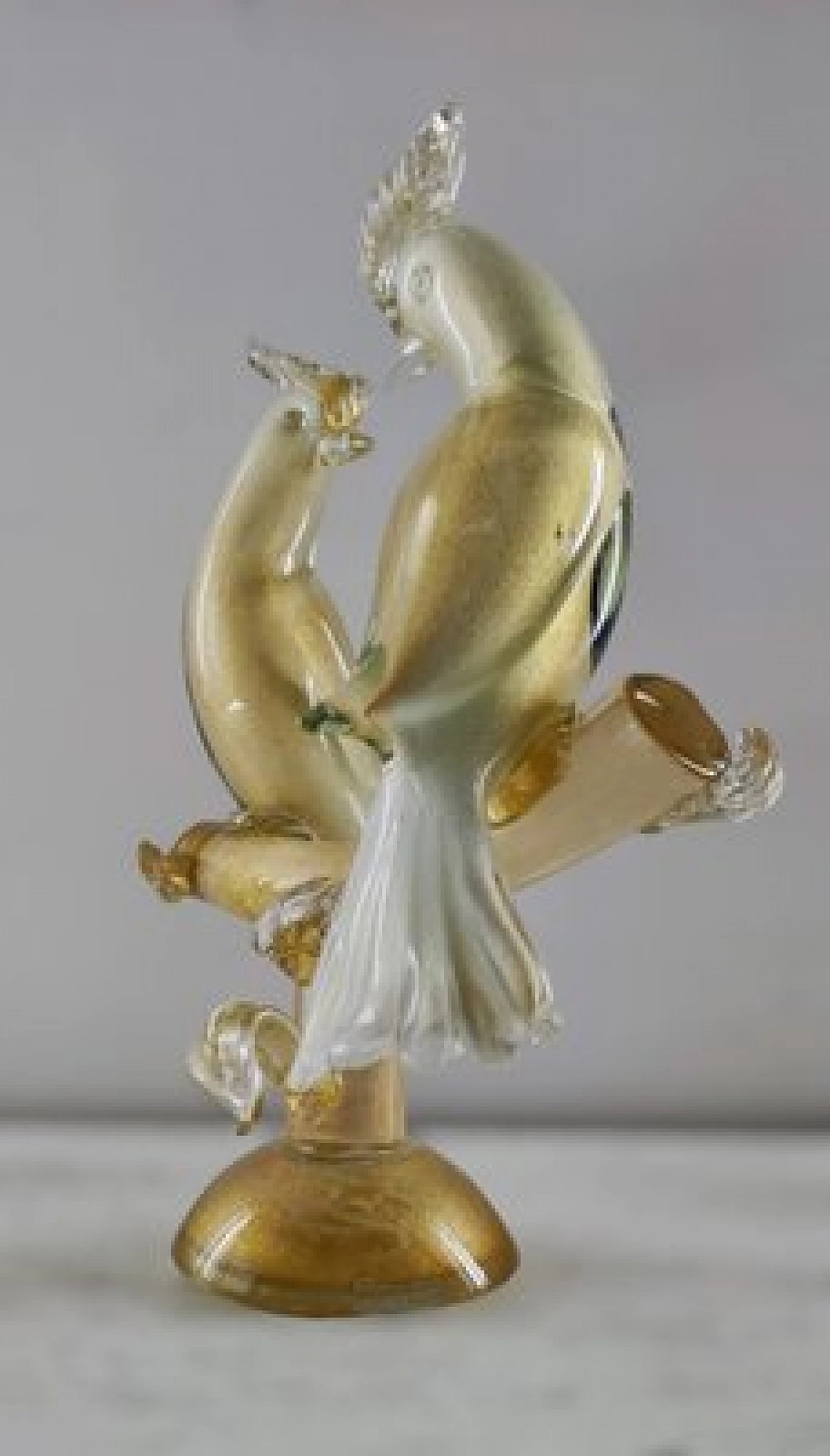 Murano glass bird sculpture by Livio Seguso for Salviati, 1980s 5