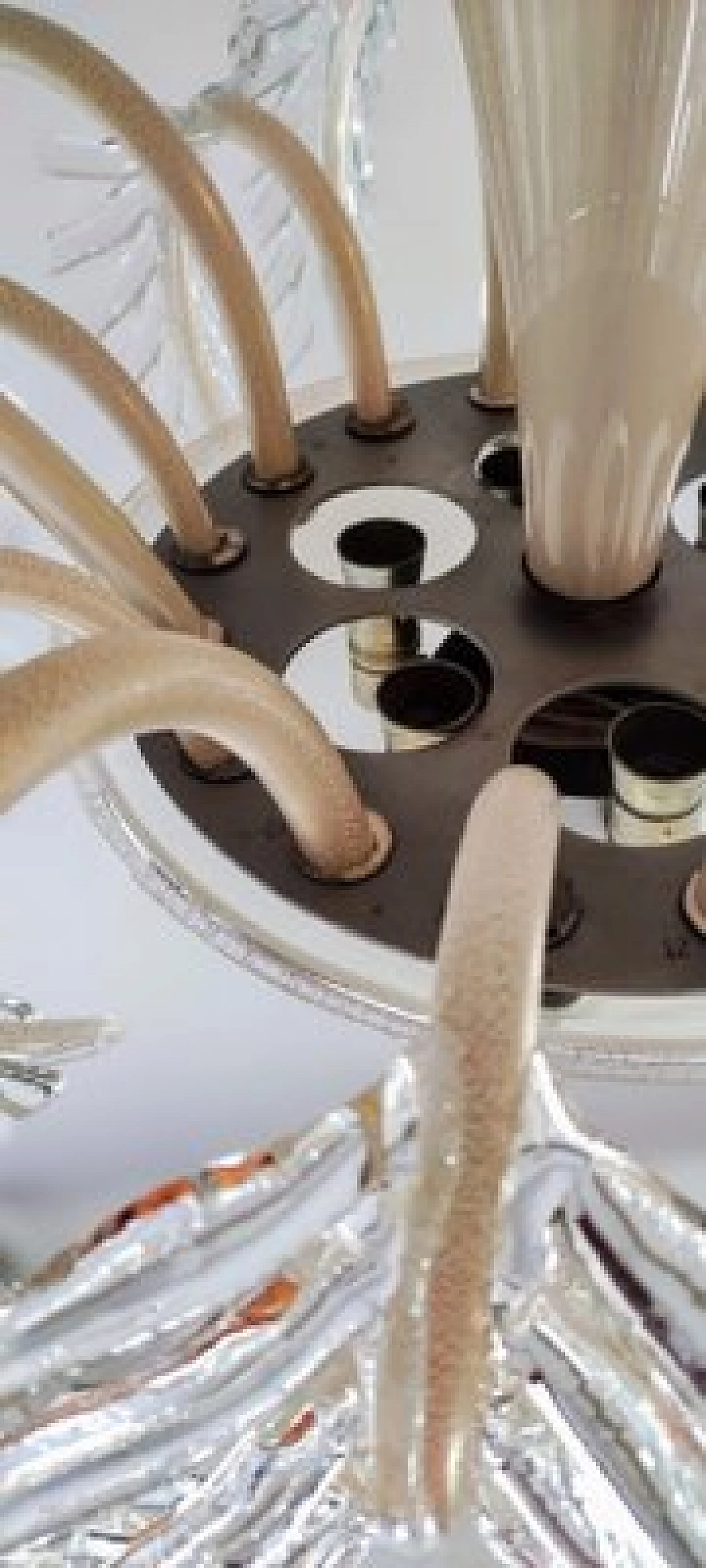 Murano glass chandelier by Barovier & Toso, 1980s 7