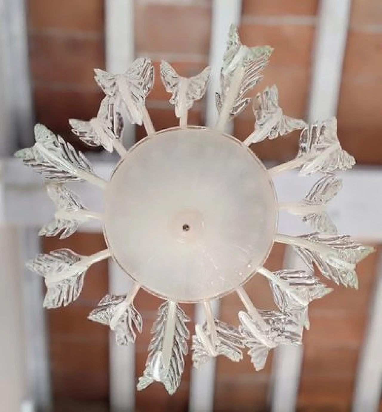 Murano glass chandelier by Barovier & Toso, 1980s 12