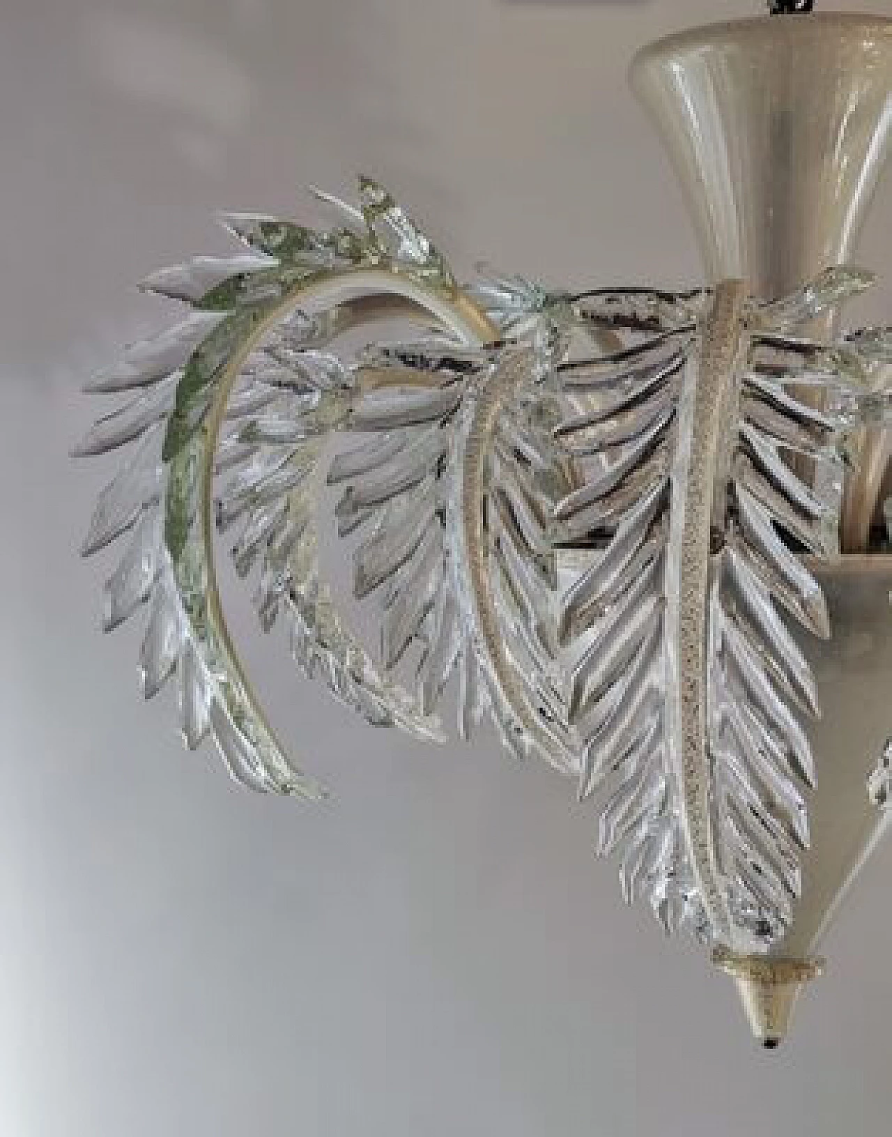 Murano glass chandelier by Barovier & Toso, 1980s 26