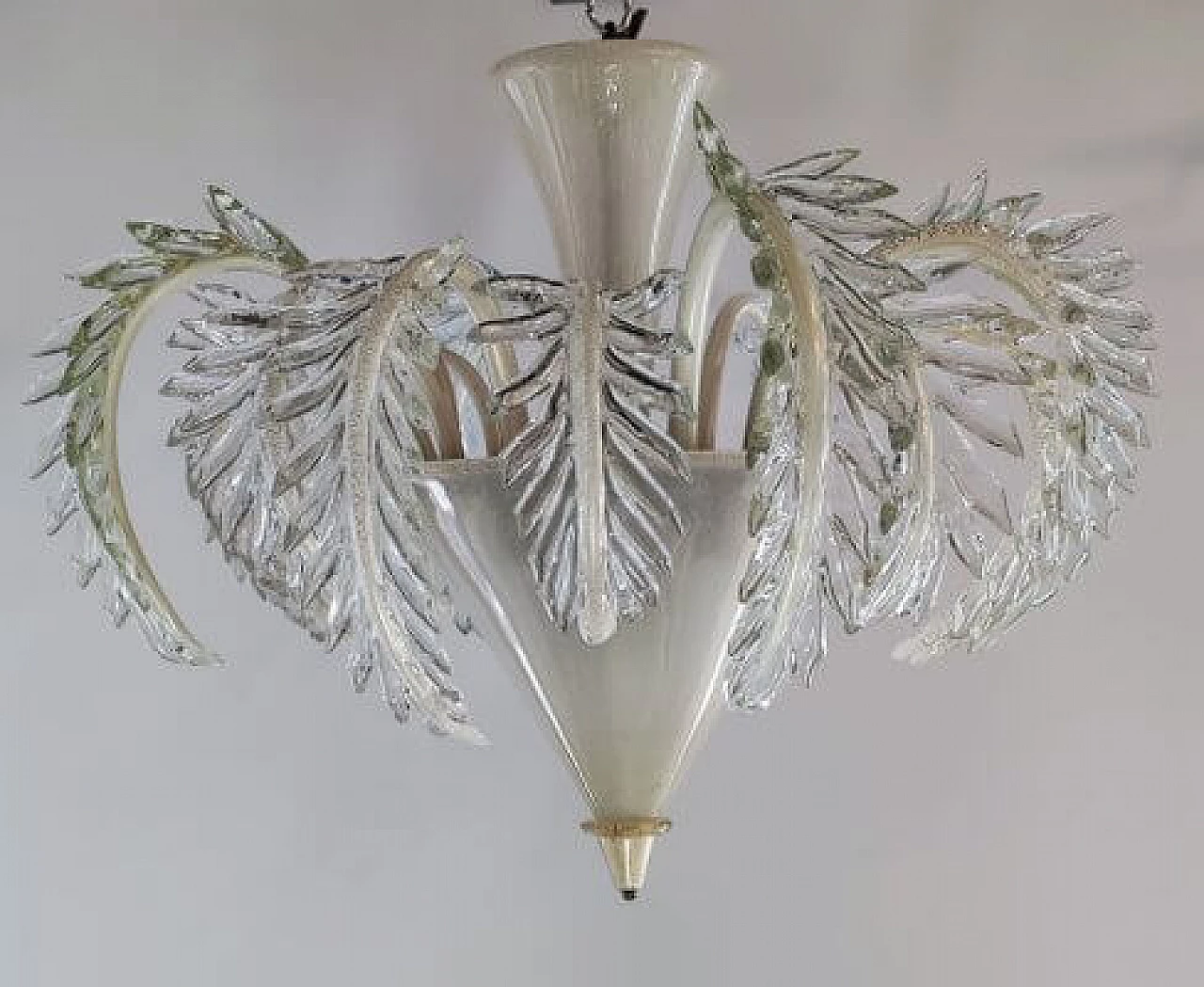 Murano glass chandelier by Barovier & Toso, 1980s 27