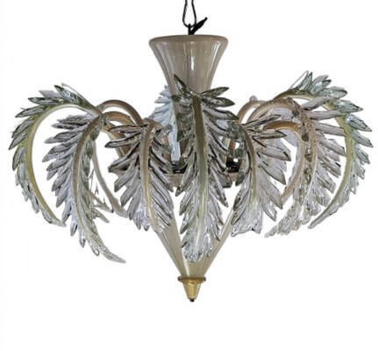 Murano glass chandelier by Barovier & Toso, 1980s 35