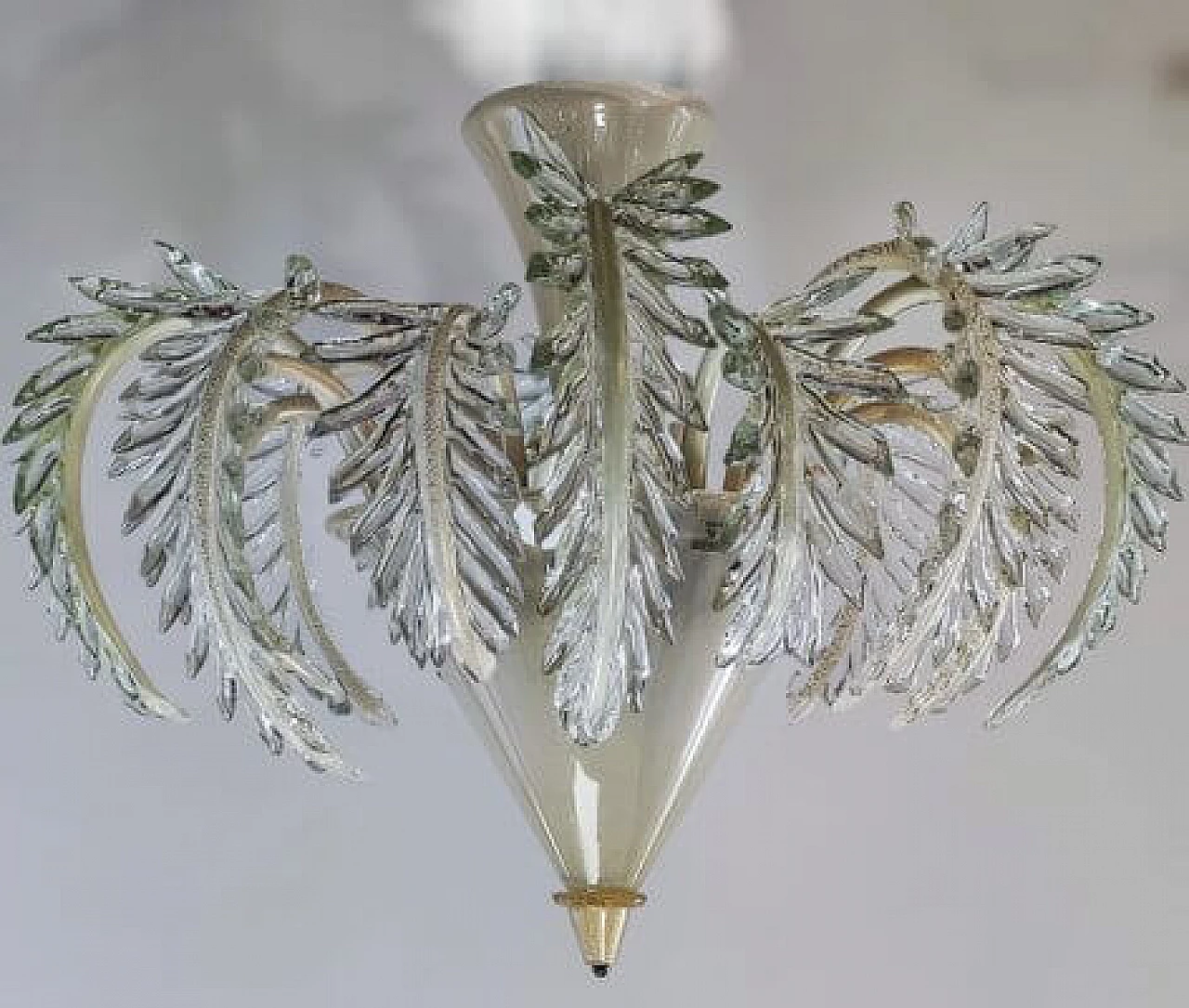 Murano glass chandelier by Barovier & Toso, 1980s 39