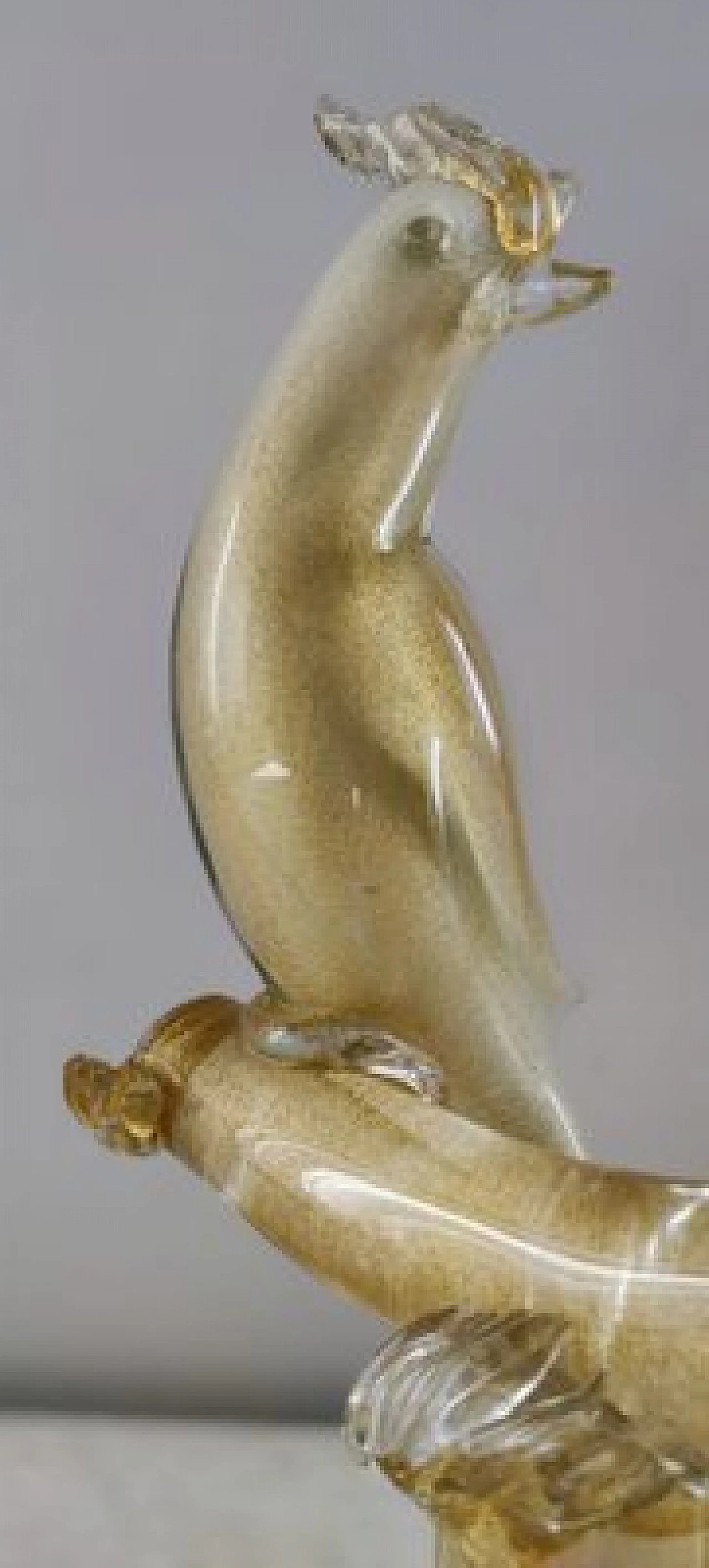 Murano glass bird sculpture by Livio Seguso for Salviati, 1980s 39