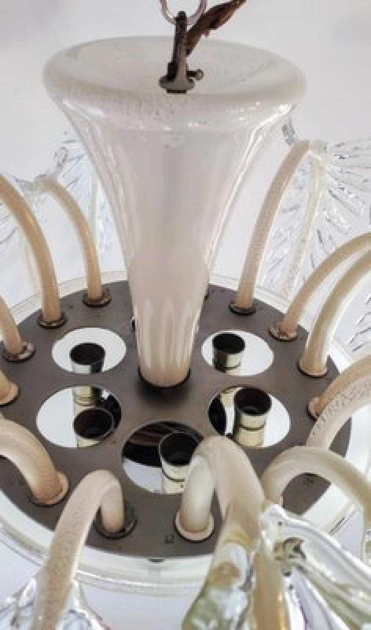 Murano glass chandelier by Barovier & Toso, 1980s 43