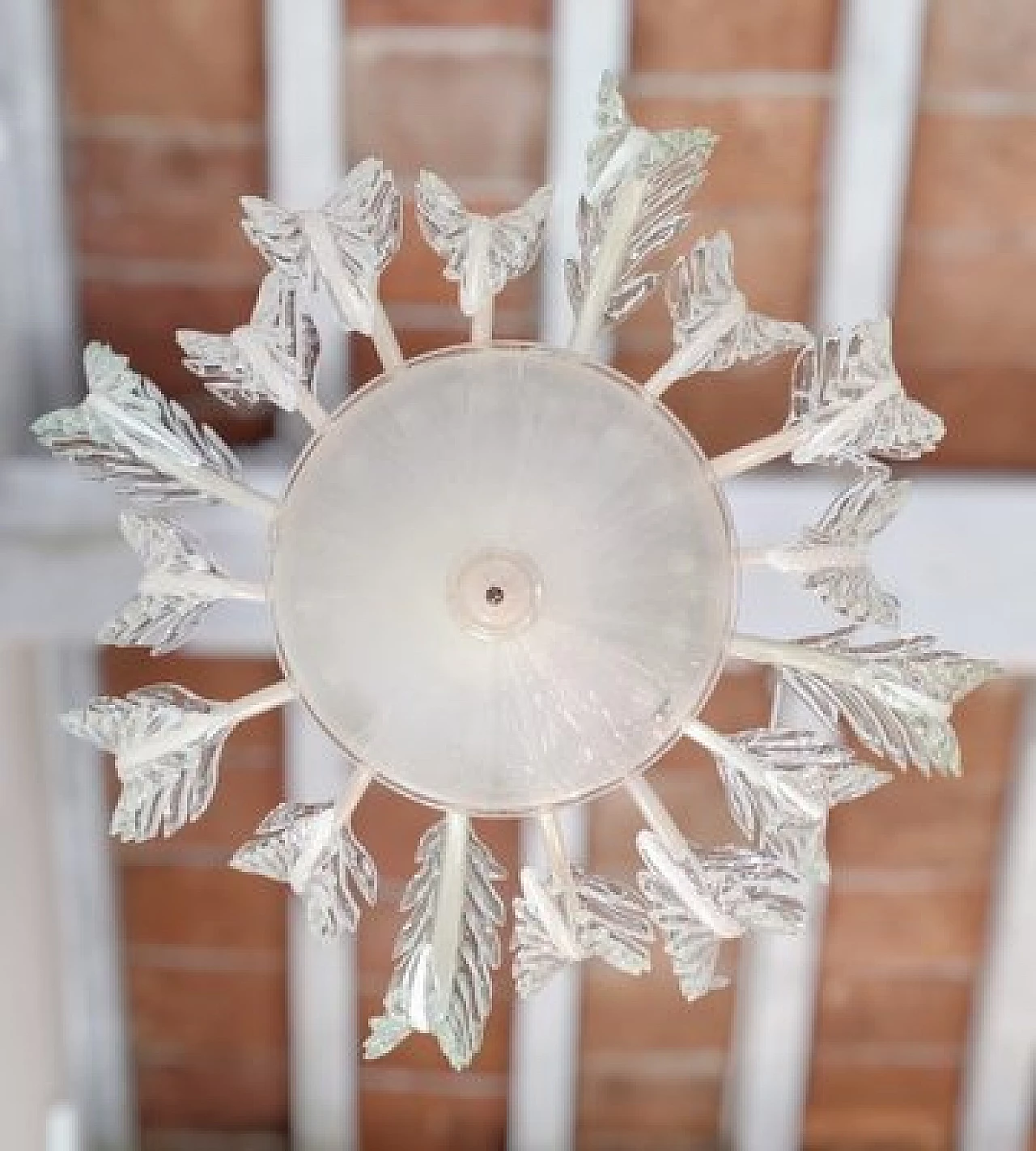 Murano glass chandelier by Barovier & Toso, 1980s 48