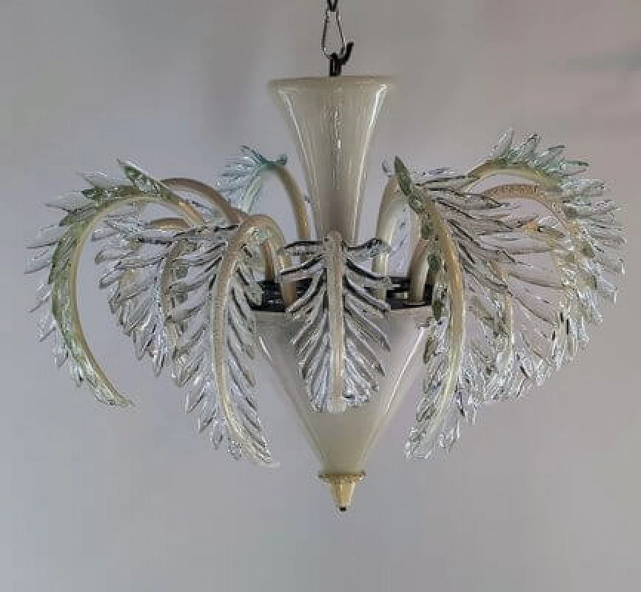 Murano glass chandelier by Barovier & Toso, 1980s 63