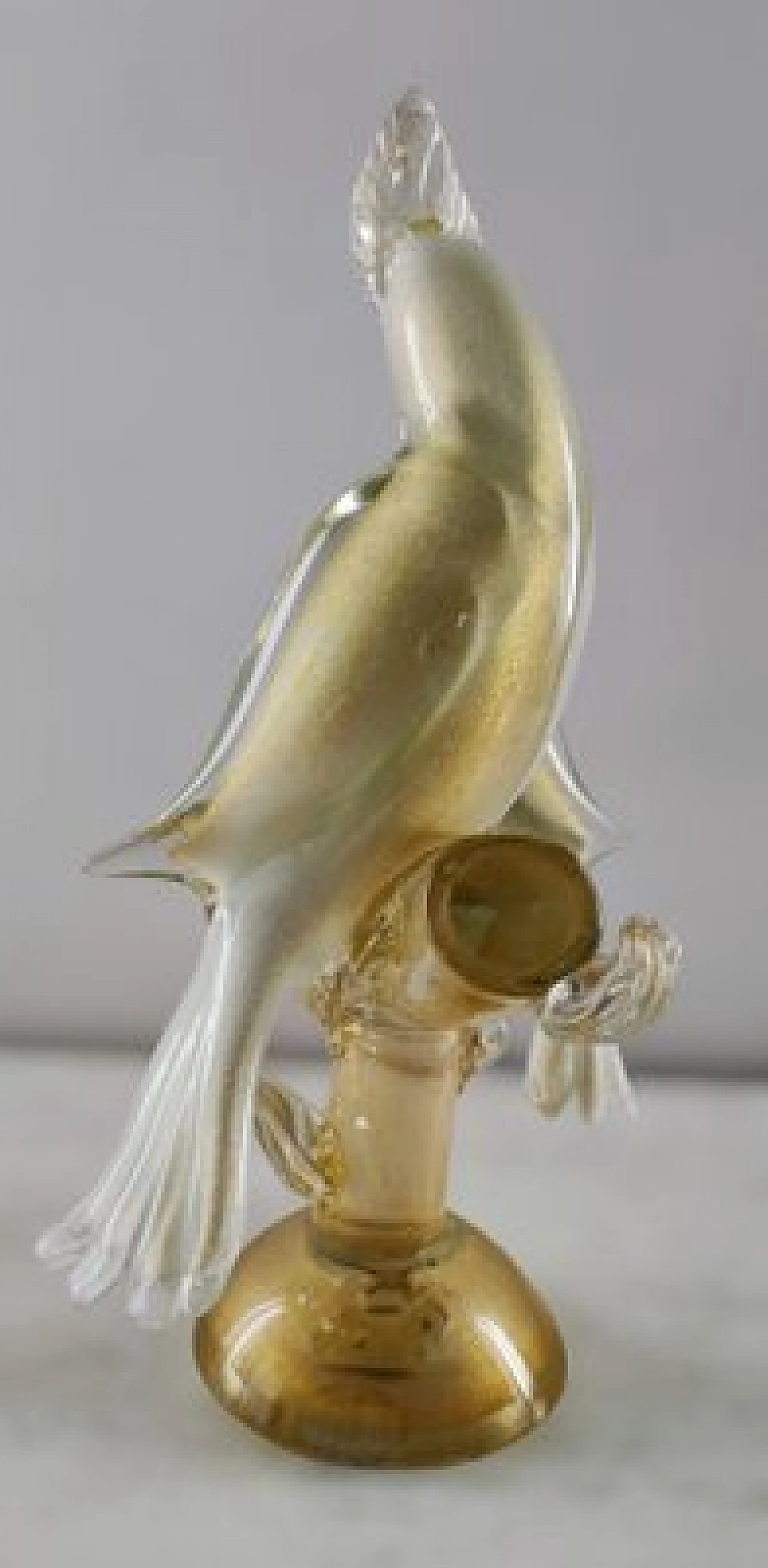 Murano glass bird sculpture by Livio Seguso for Salviati, 1980s 66