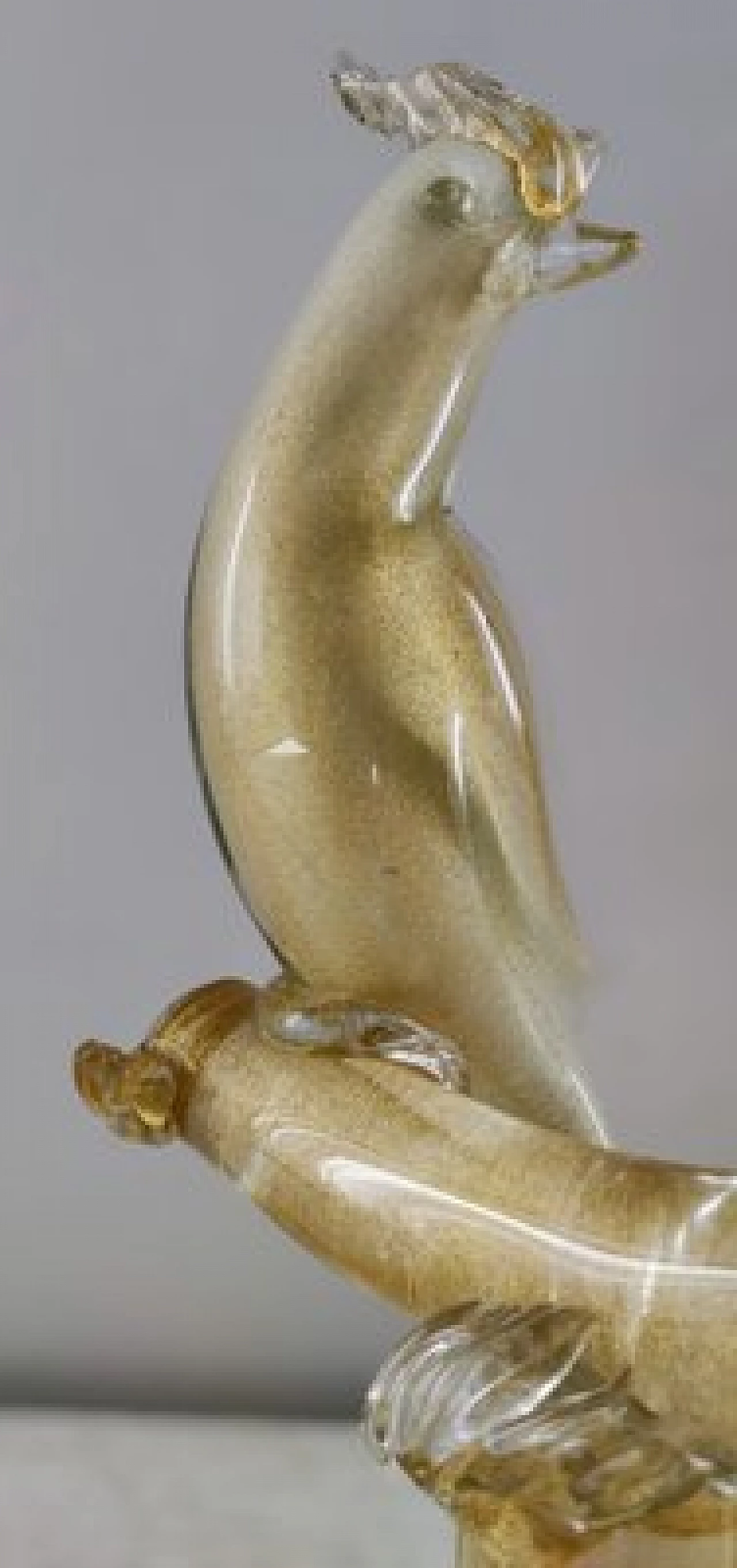 Murano glass bird sculpture by Livio Seguso for Salviati, 1980s 67