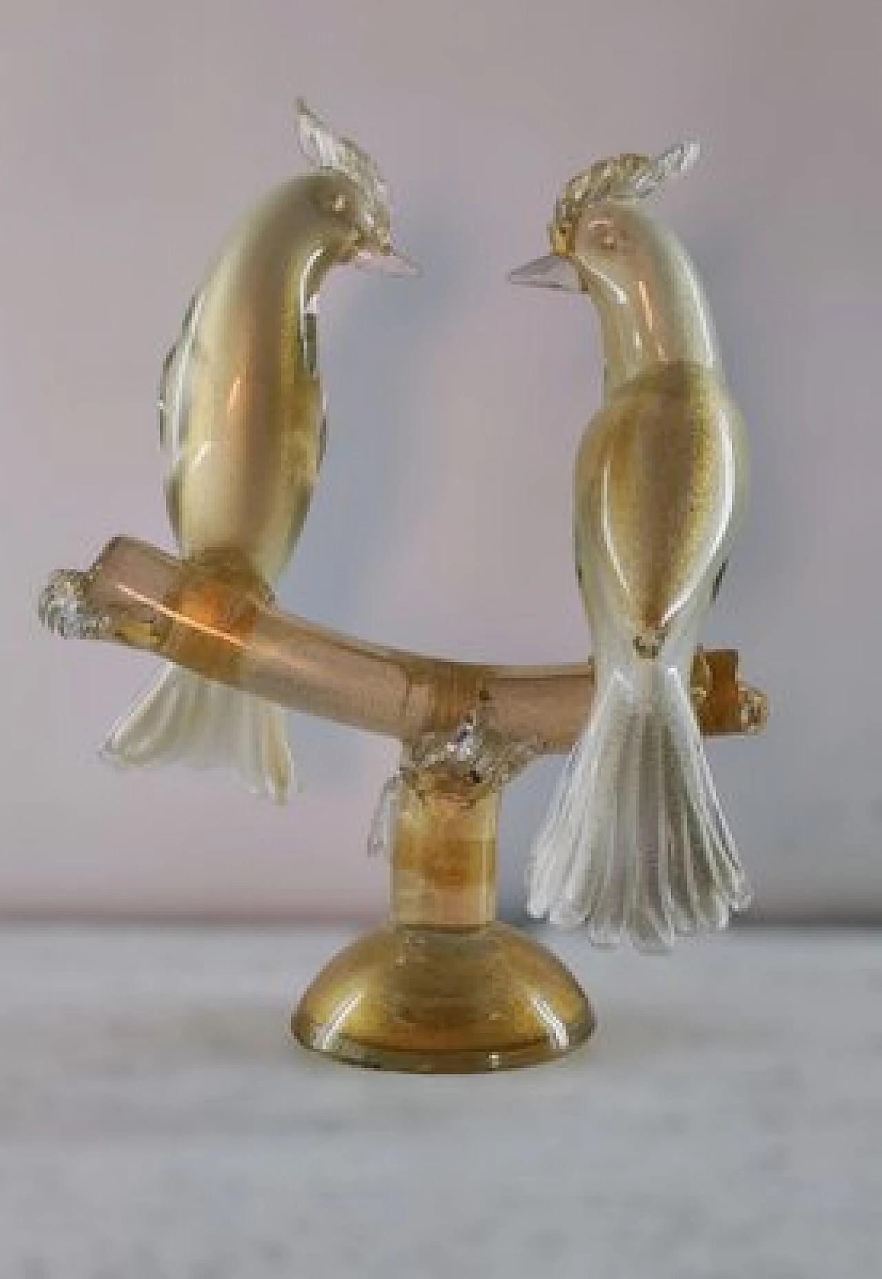 Murano glass bird sculpture by Livio Seguso for Salviati, 1980s 68