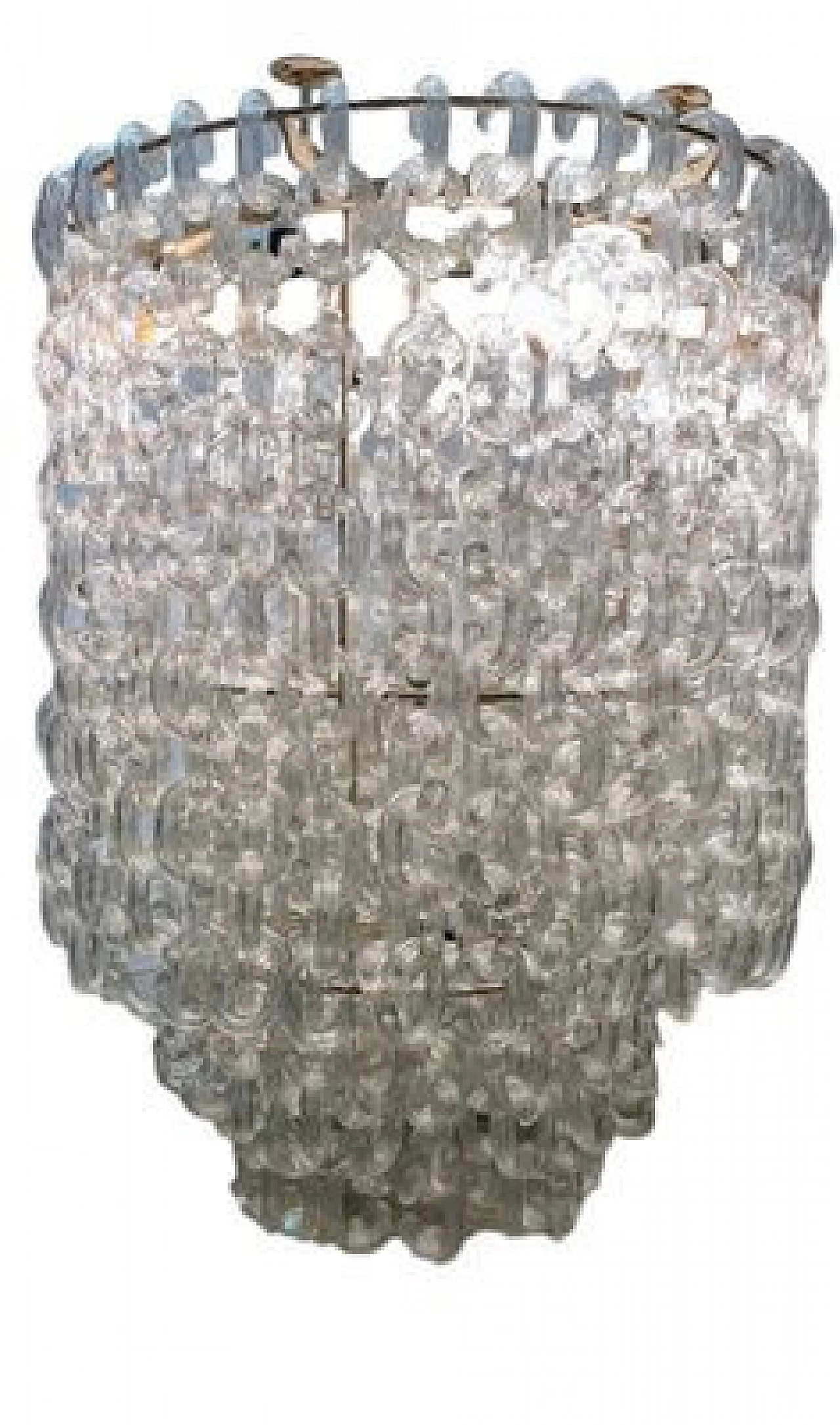 Lampadario in vetro di Murano di Fratelli Toso, anni '60 2