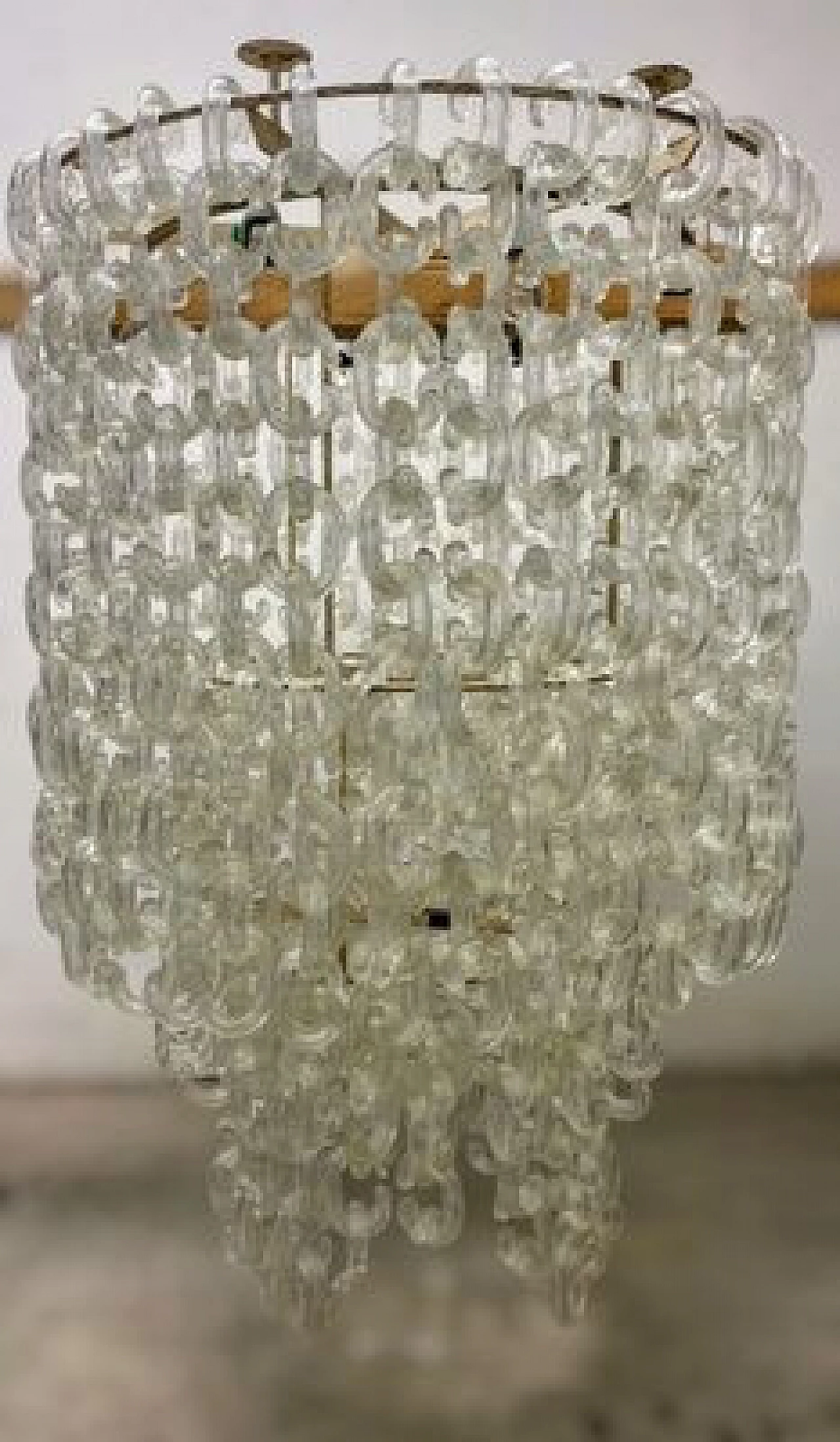 Lampadario in vetro di Murano di Fratelli Toso, anni '60 4