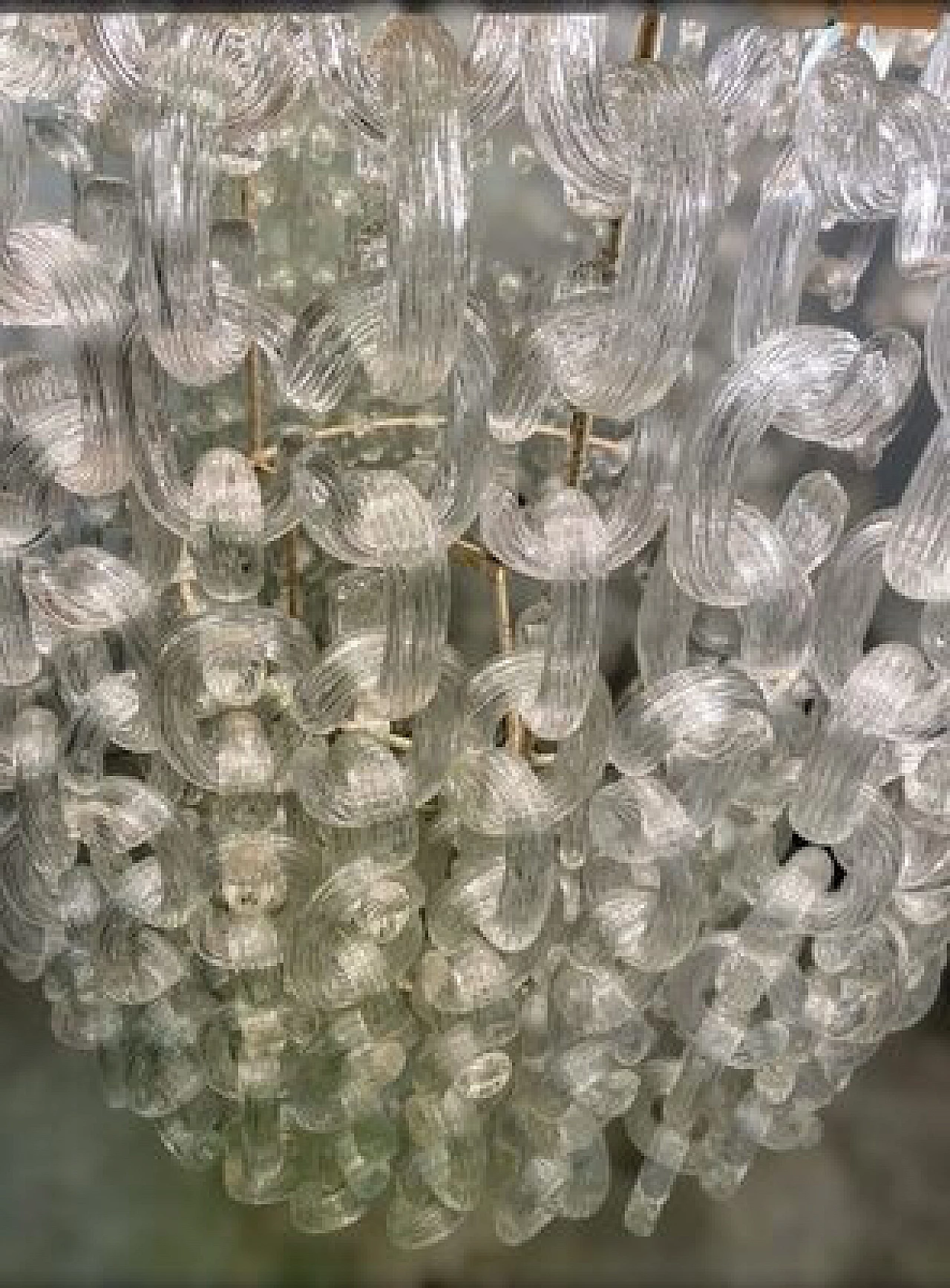 Murano glass chandelier by Fratelli Toso, 1960s 13