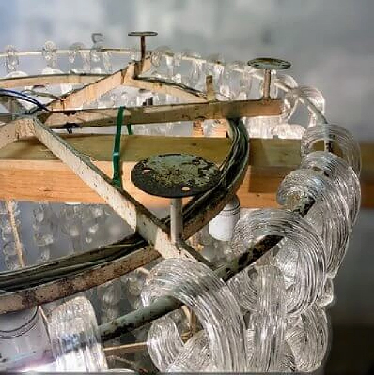 Murano glass chandelier by Fratelli Toso, 1960s 20