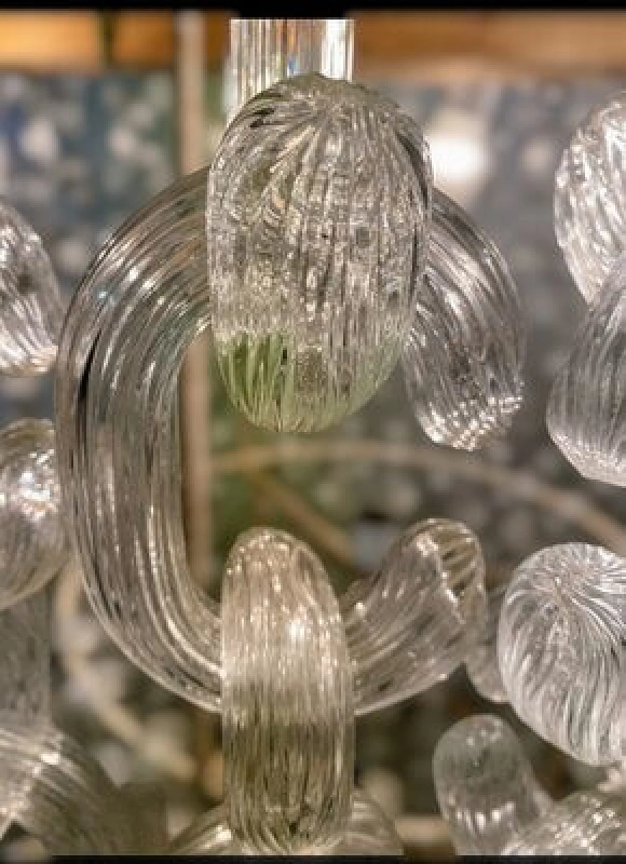 Murano glass chandelier by Fratelli Toso, 1960s 22