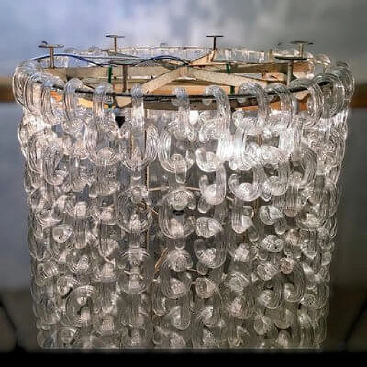 Murano glass chandelier by Fratelli Toso, 1960s 25