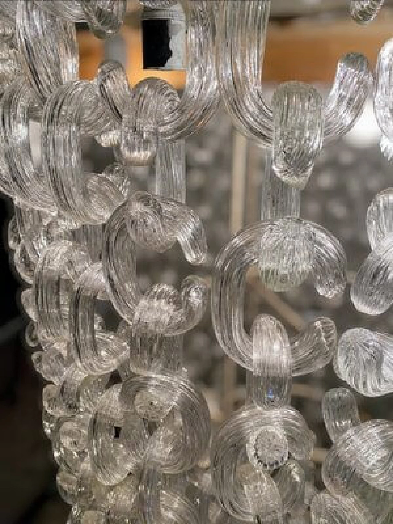 Murano glass chandelier by Fratelli Toso, 1960s 31