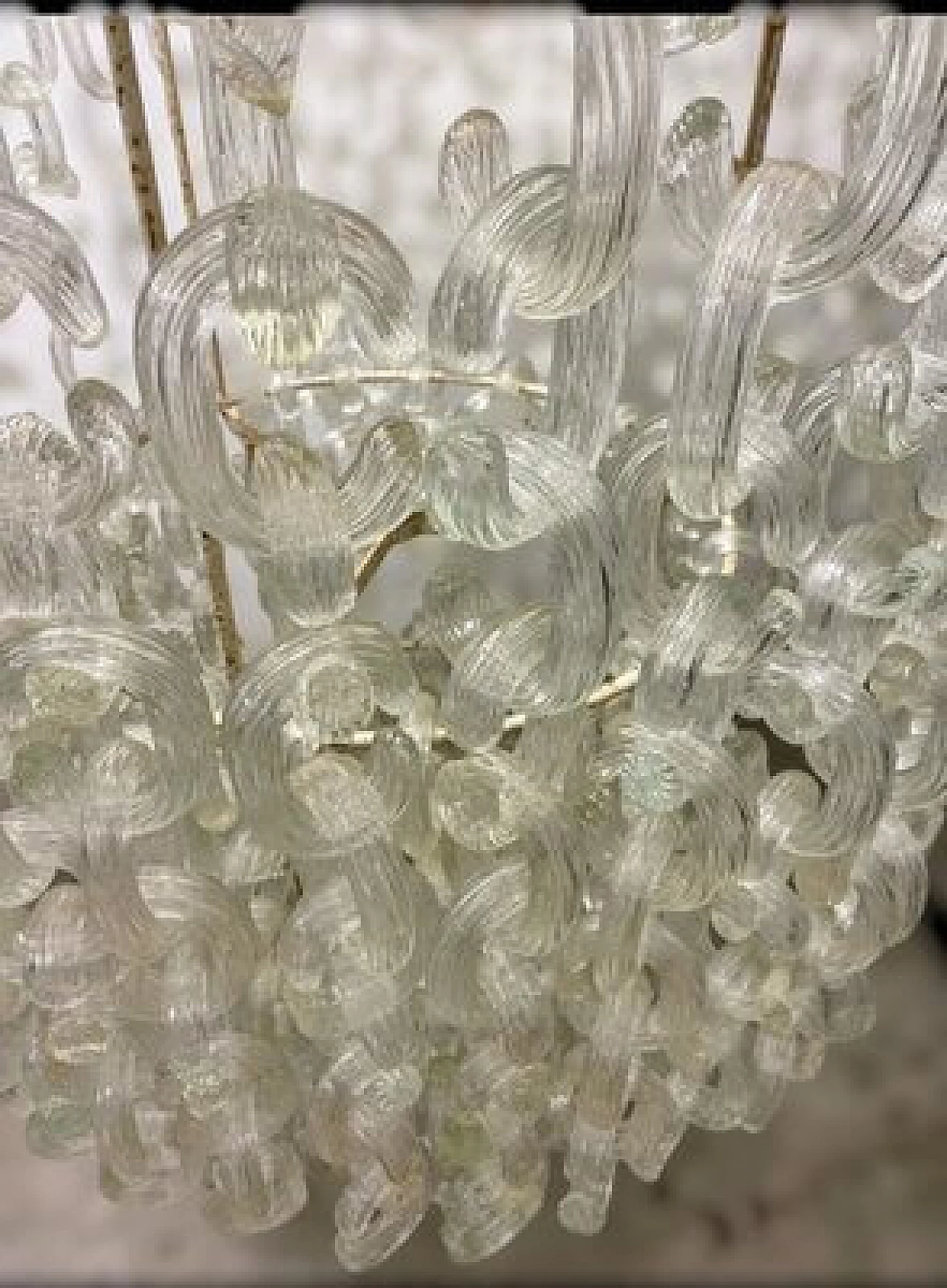 Murano glass chandelier by Fratelli Toso, 1960s 42