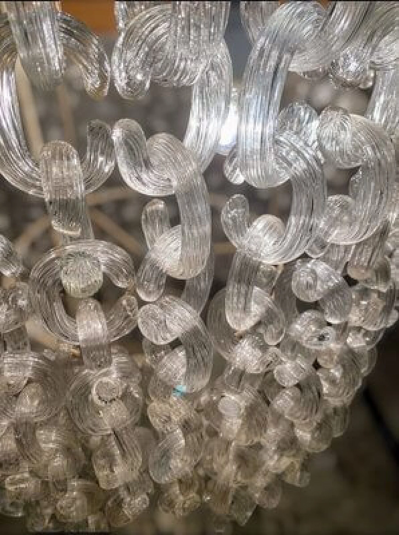 Murano glass chandelier by Fratelli Toso, 1960s 60