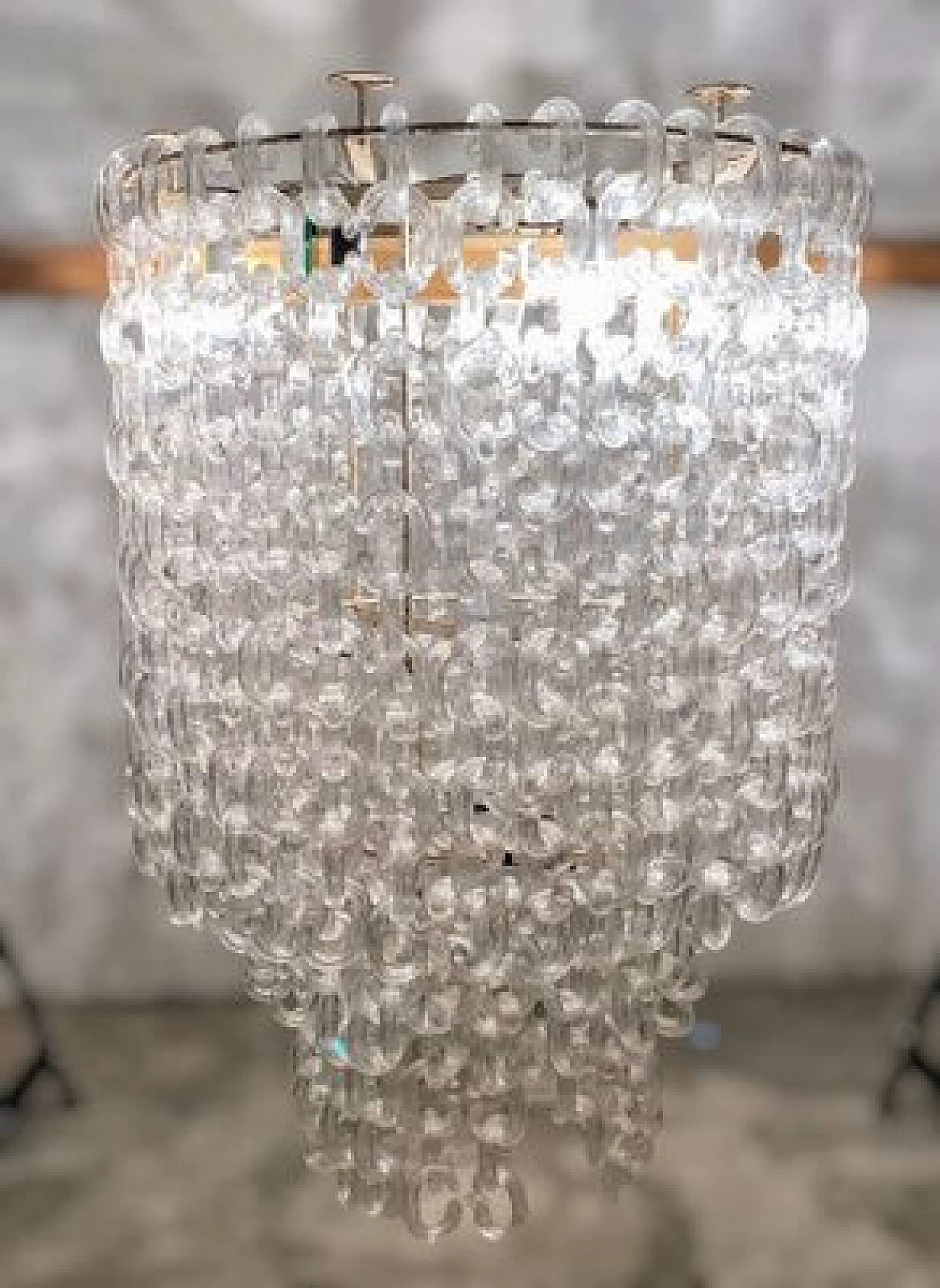 Murano glass chandelier by Fratelli Toso, 1960s 71