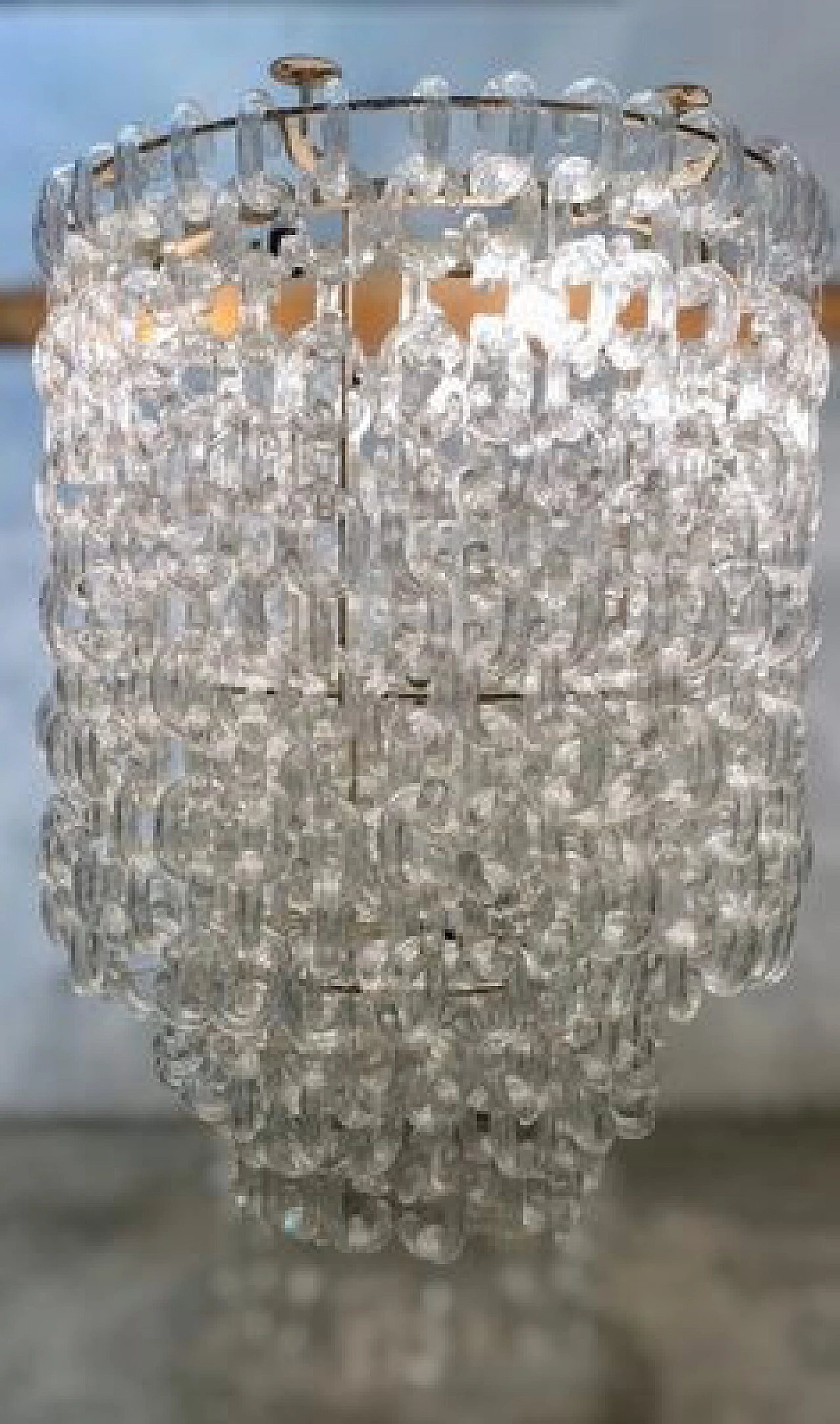 Murano glass chandelier by Fratelli Toso, 1960s 74