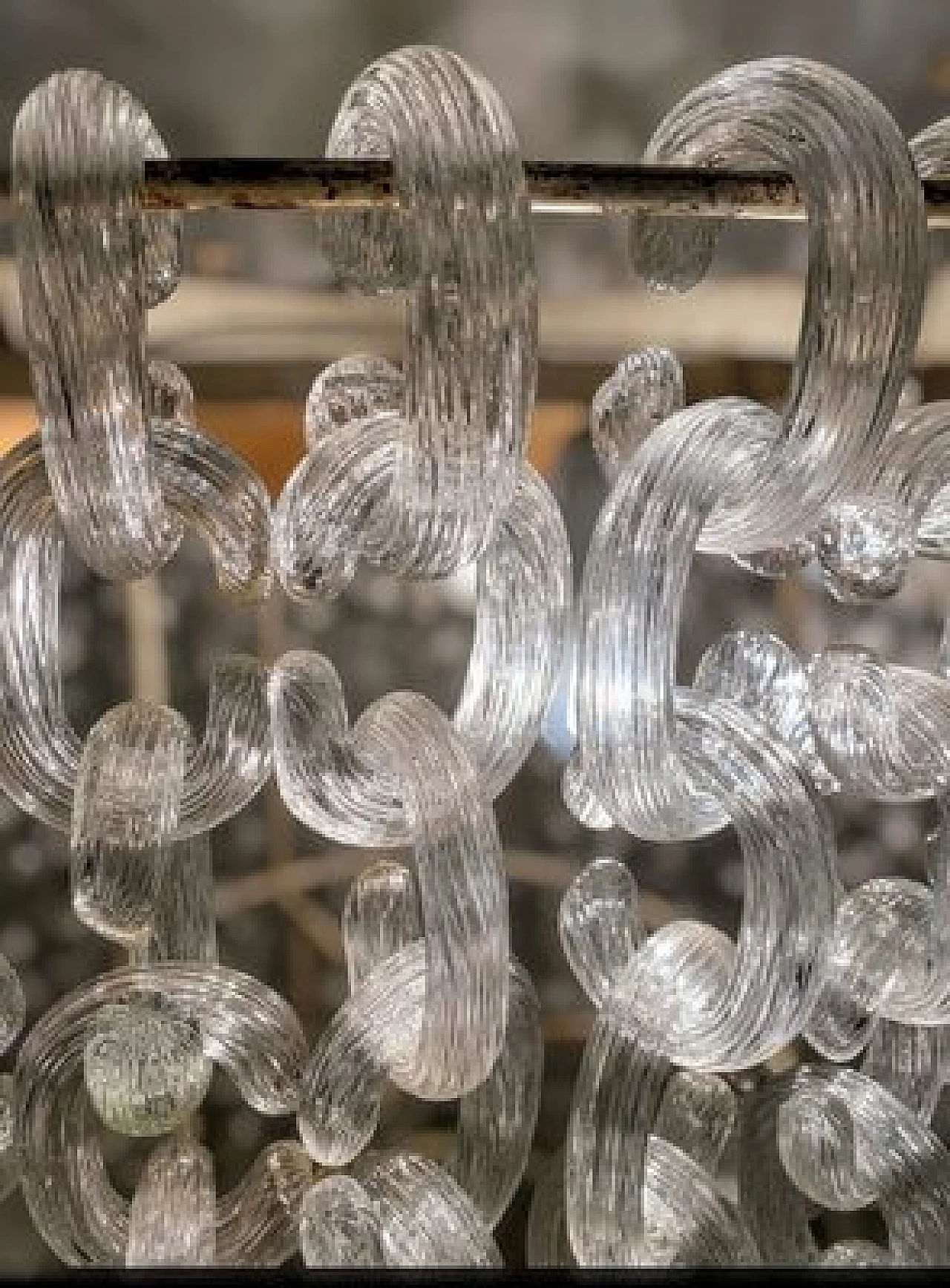 Murano glass chandelier by Fratelli Toso, 1960s 106