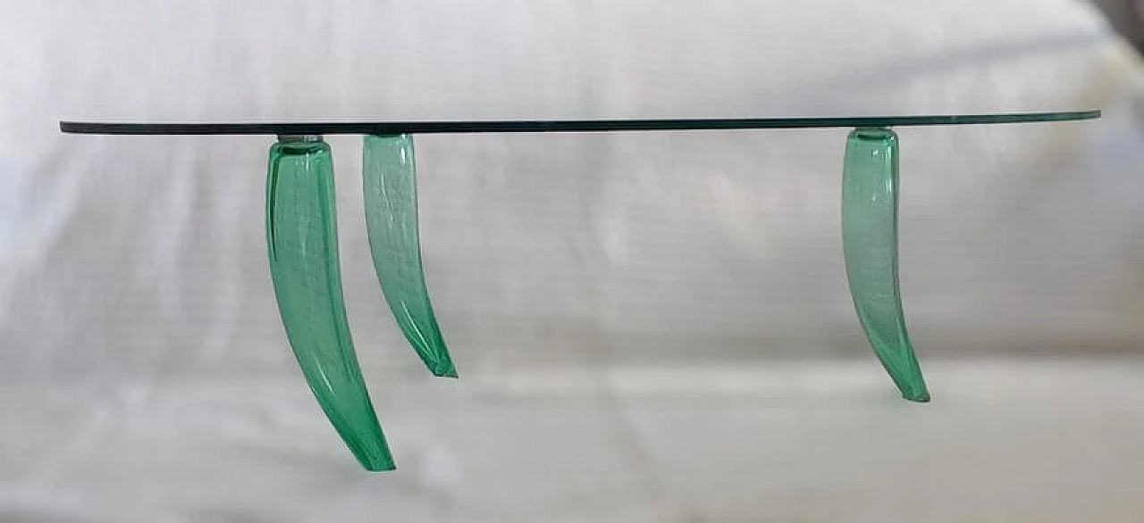 Murano glass coffee table by Seguso, 1990s 3