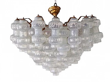 Murano glass chandelier by Vinicio Vianello for Venini, 1950s