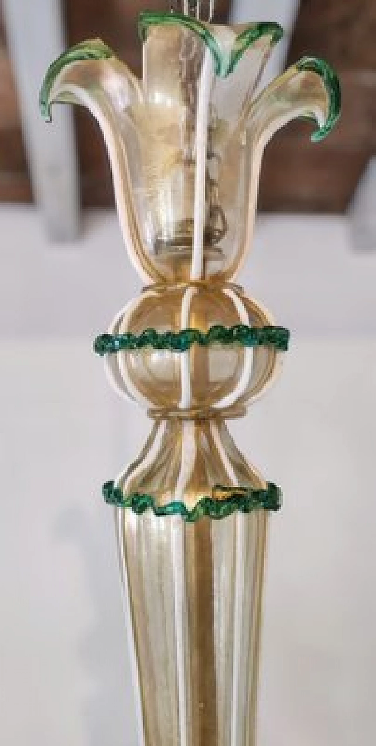 Murano glass chandelier by Barovier & Toso, 1930s 14