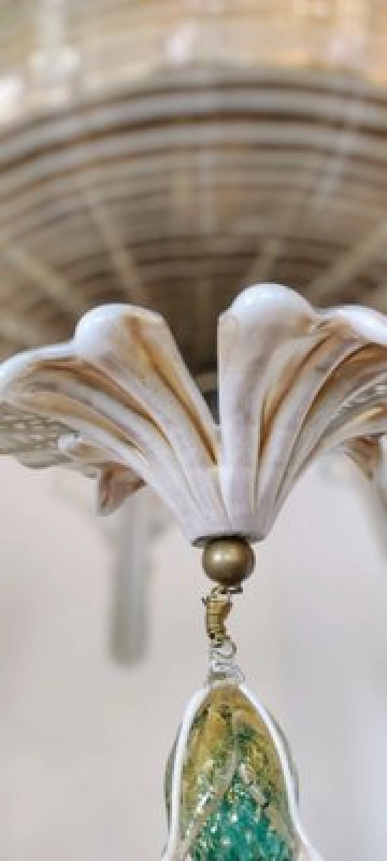 Murano glass chandelier by Barovier & Toso, 1930s 17