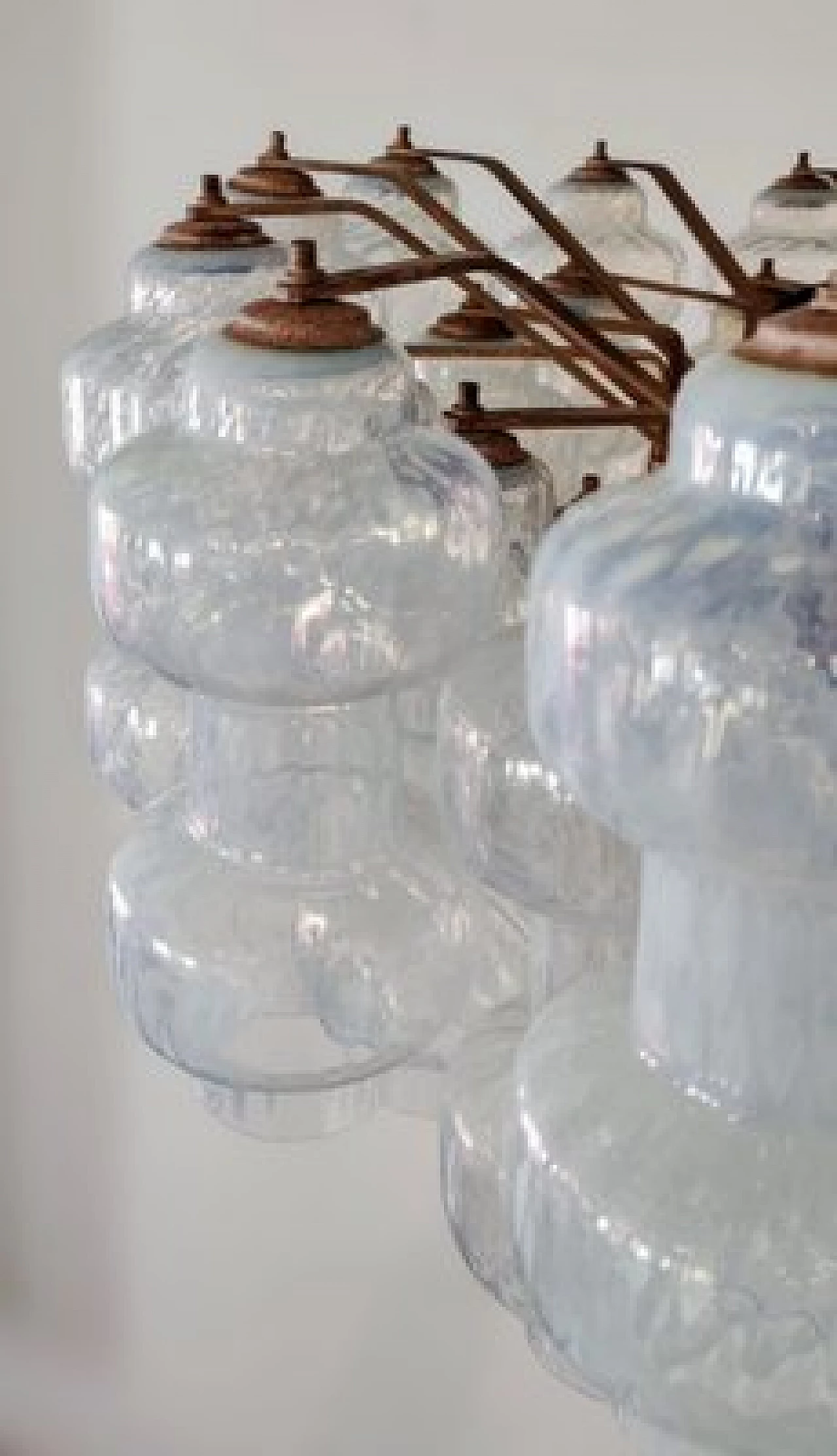 Murano glass chandelier by Vinicio Vianello for Venini, 1950s 16