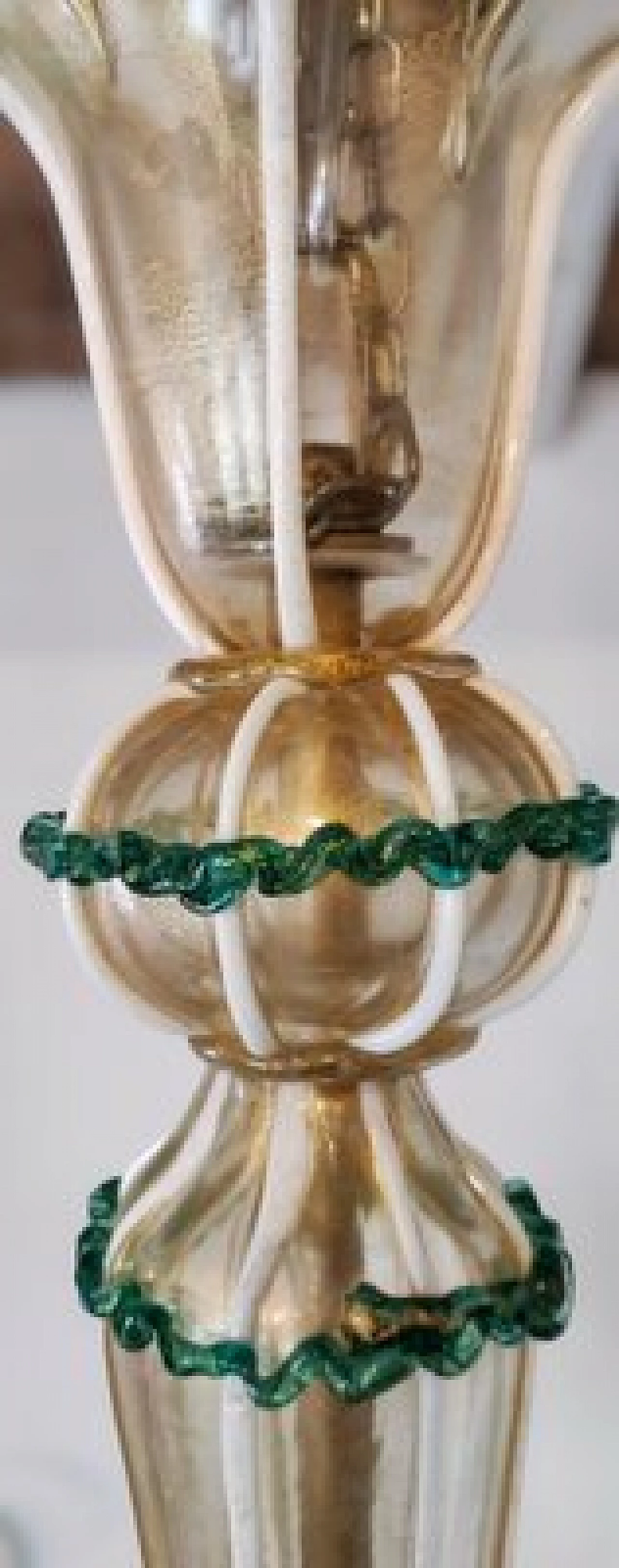 Murano glass chandelier by Barovier & Toso, 1930s 26