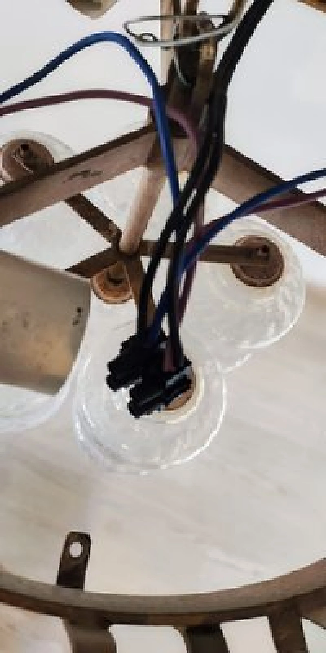 Murano glass chandelier by Vinicio Vianello for Venini, 1950s 23