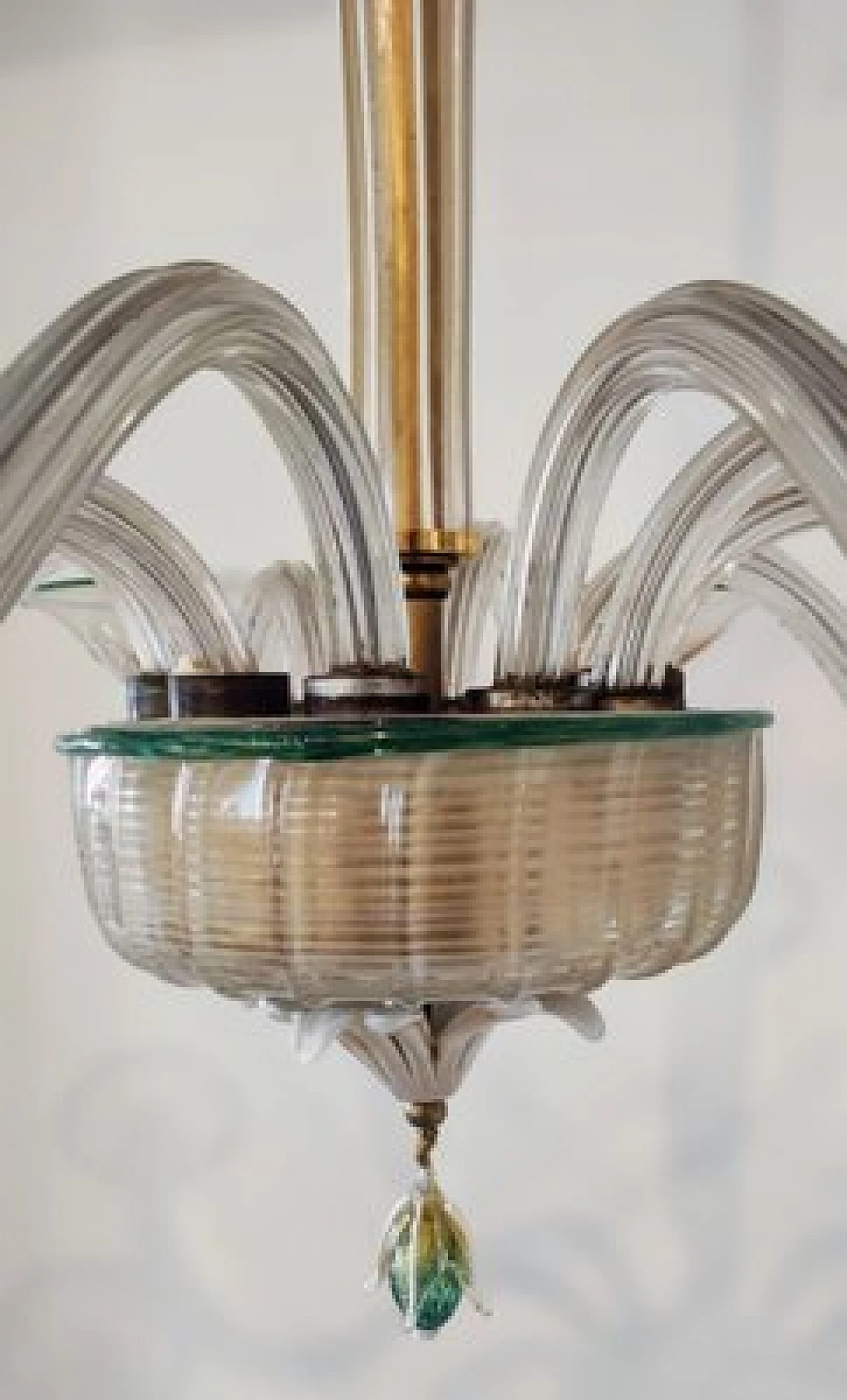 Murano glass chandelier by Barovier & Toso, 1930s 30