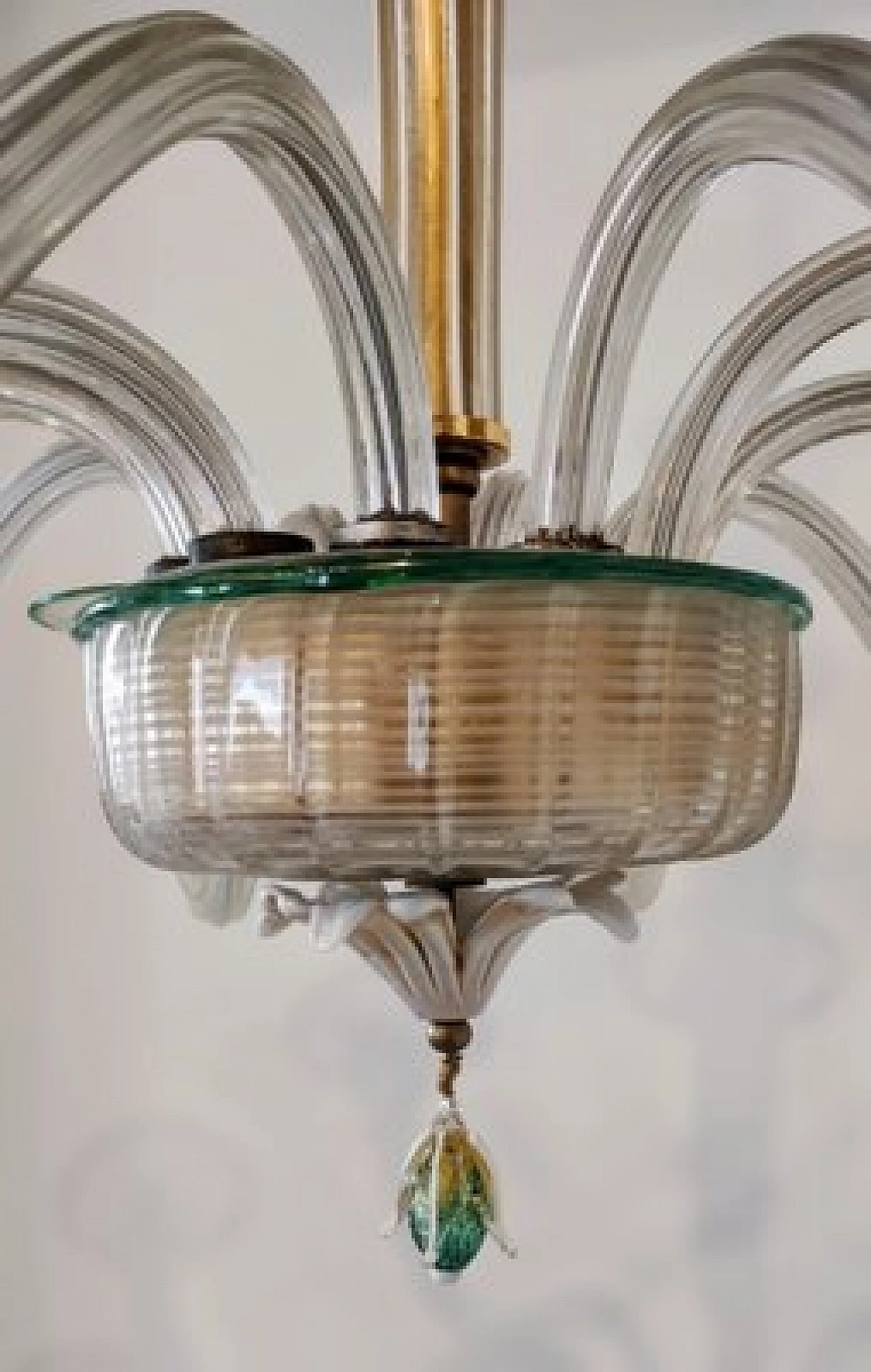 Lampadario in vetro di Murano di Barovier & Toso, anni '30 31