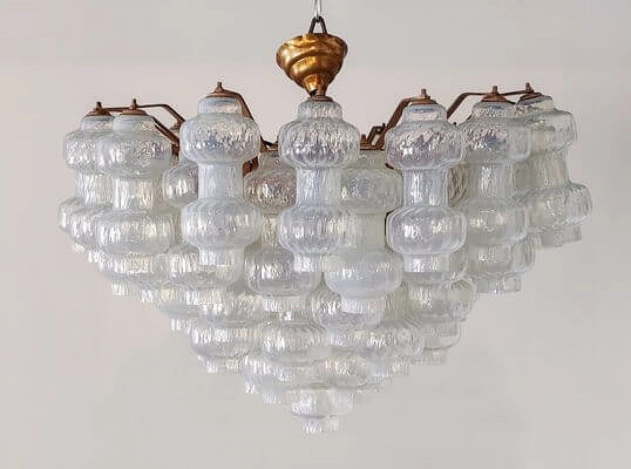 Murano glass chandelier by Vinicio Vianello for Venini, 1950s 30