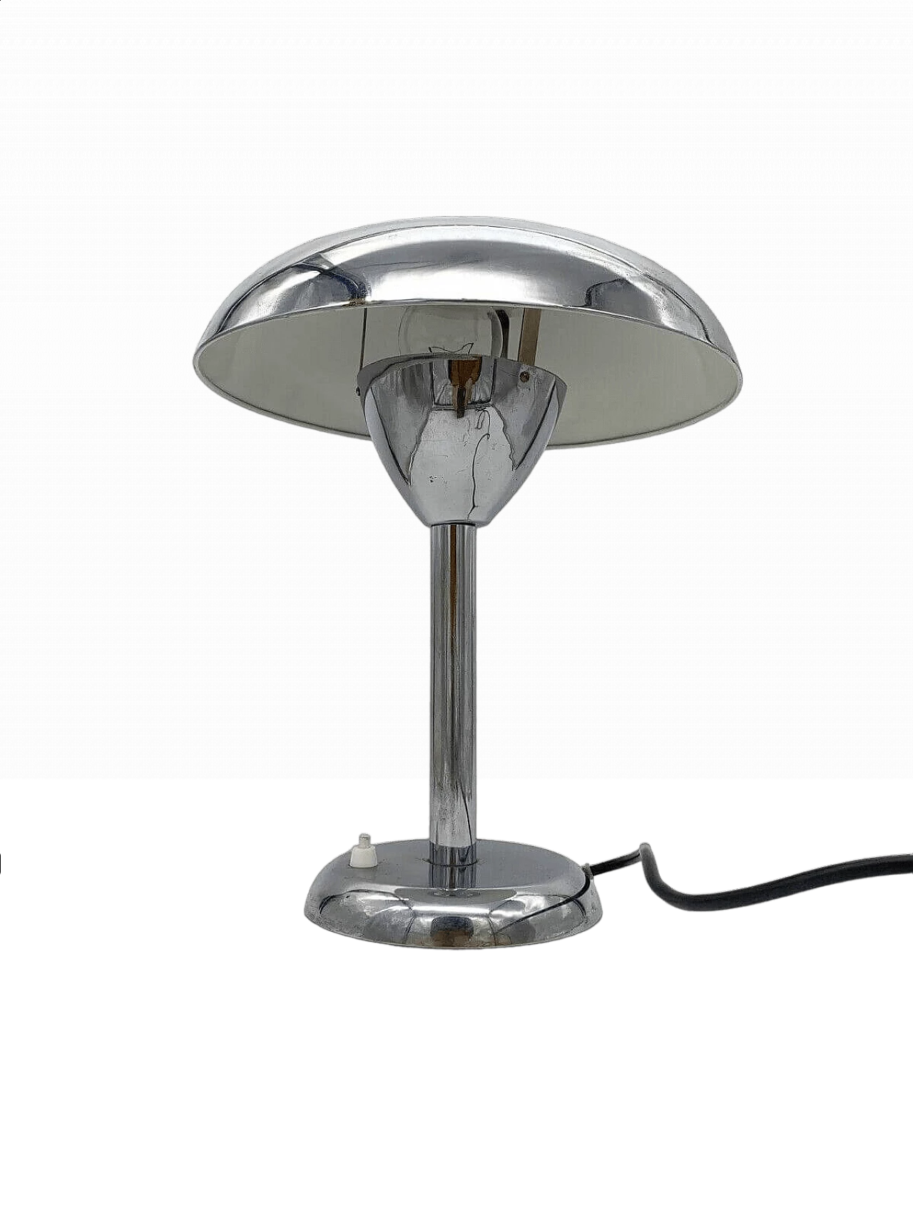 Chrome table lamp attributed to Reggiani, 1960s 5