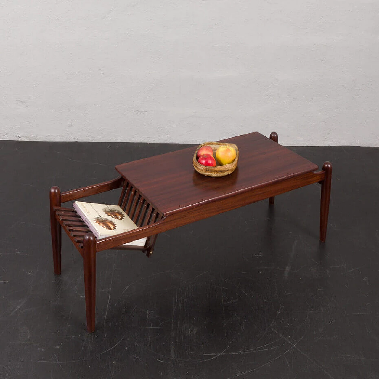 Rosewood and mahogany coffee table by Ico Parisi, 1960s 1