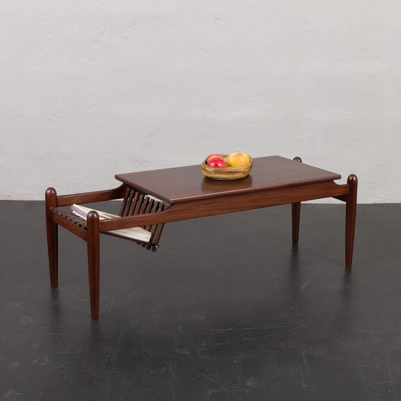 Rosewood and mahogany coffee table by Ico Parisi, 1960s 2