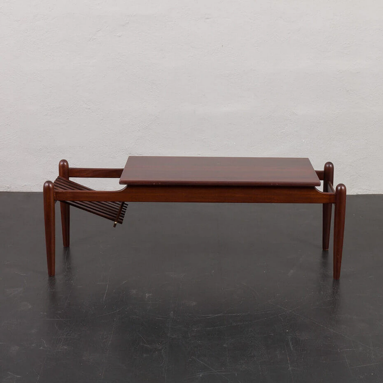 Rosewood and mahogany coffee table by Ico Parisi, 1960s 4