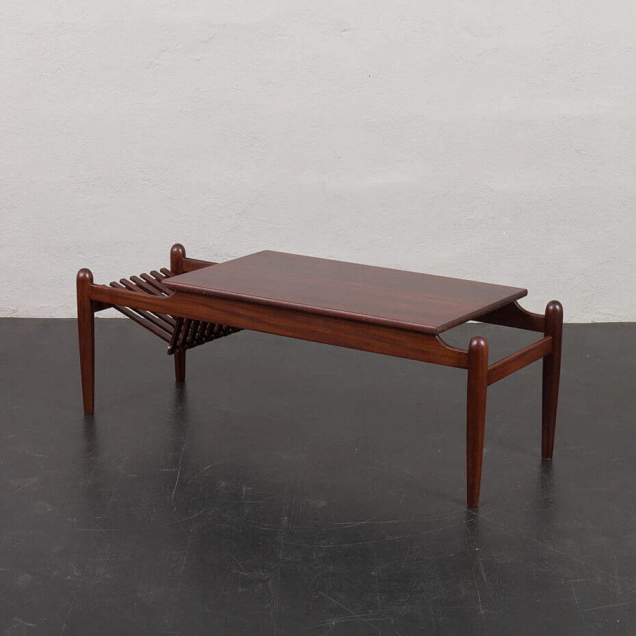 Rosewood and mahogany coffee table by Ico Parisi, 1960s 5