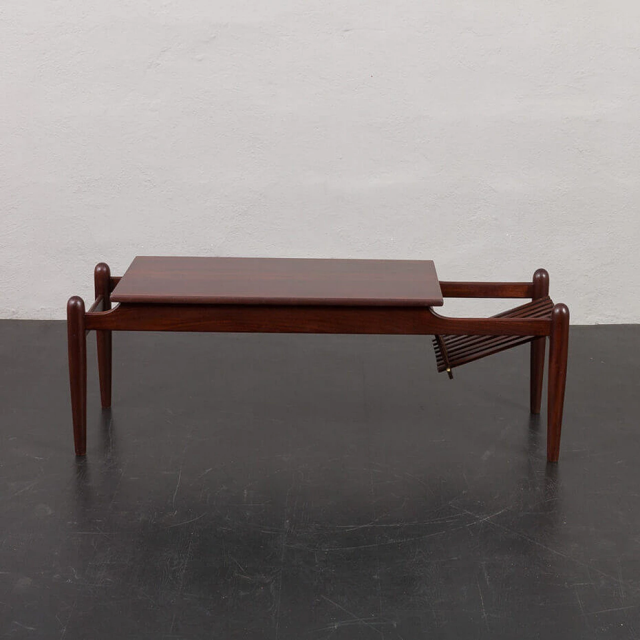 Rosewood and mahogany coffee table by Ico Parisi, 1960s 8