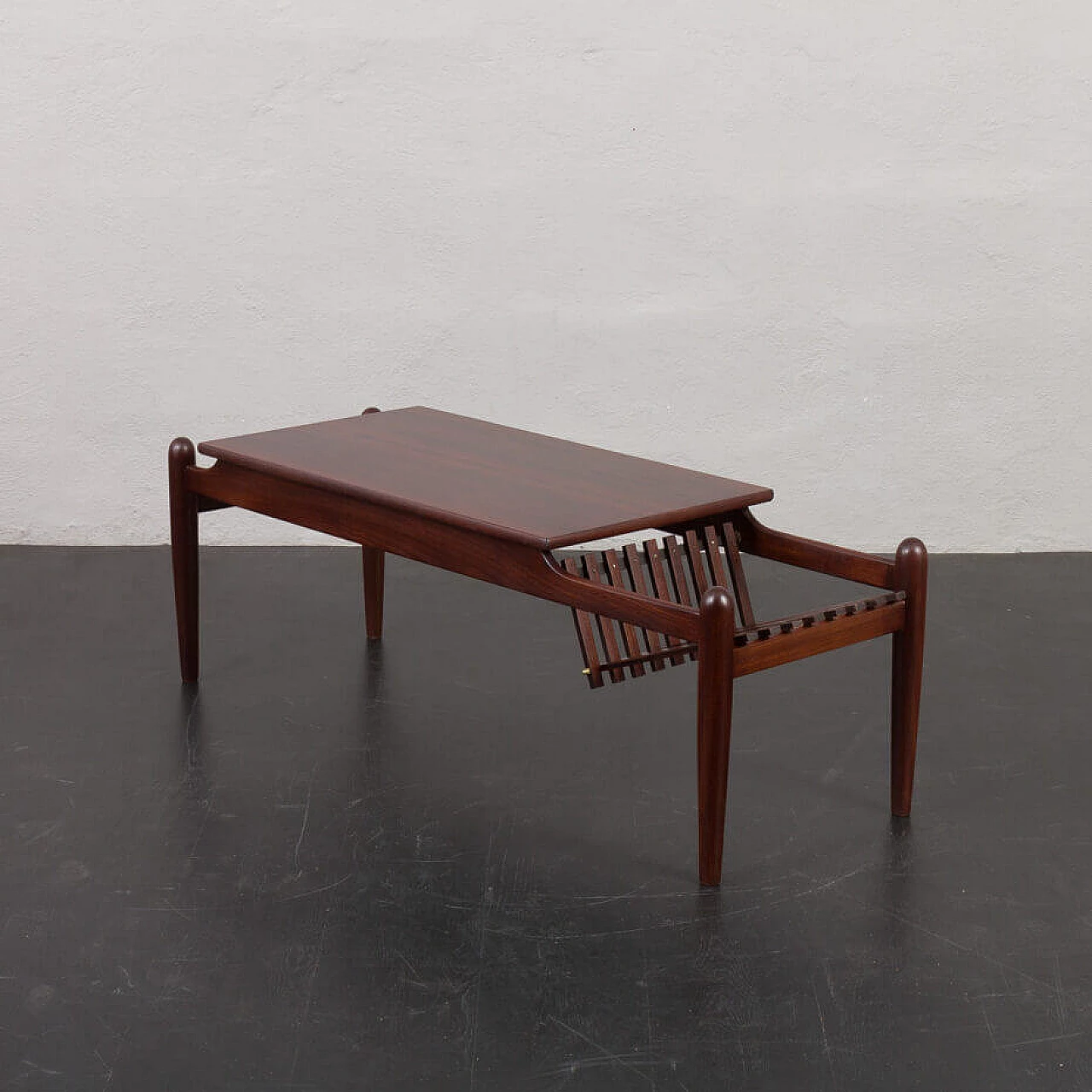 Rosewood and mahogany coffee table by Ico Parisi, 1960s 9