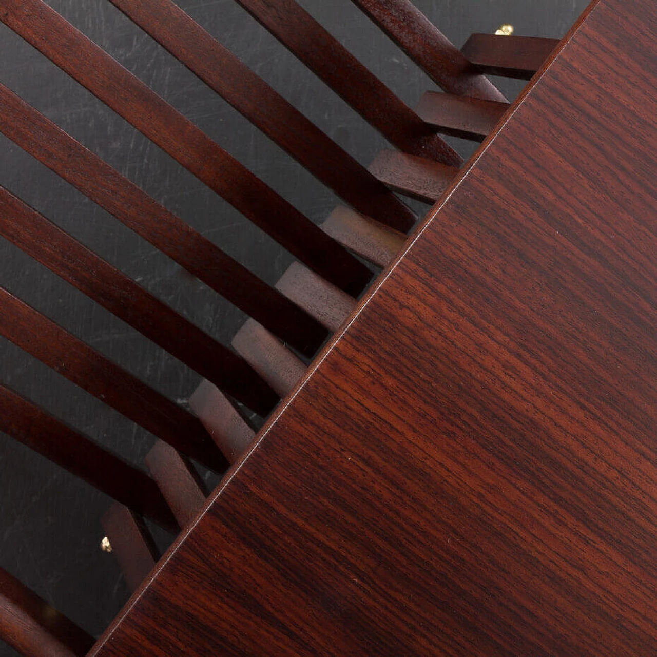 Rosewood and mahogany coffee table by Ico Parisi, 1960s 15
