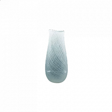 Vaso Zanfirico in vetro di Murano di Archimede Seguso, anni '70